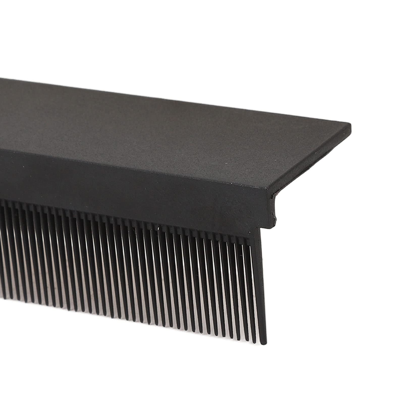 Professional Hair Straightening Comb - Wide Tooth Electric Styling Comb for Smooth & Frizz-Free Hair - Perfect for Home & Salon Use (Black)