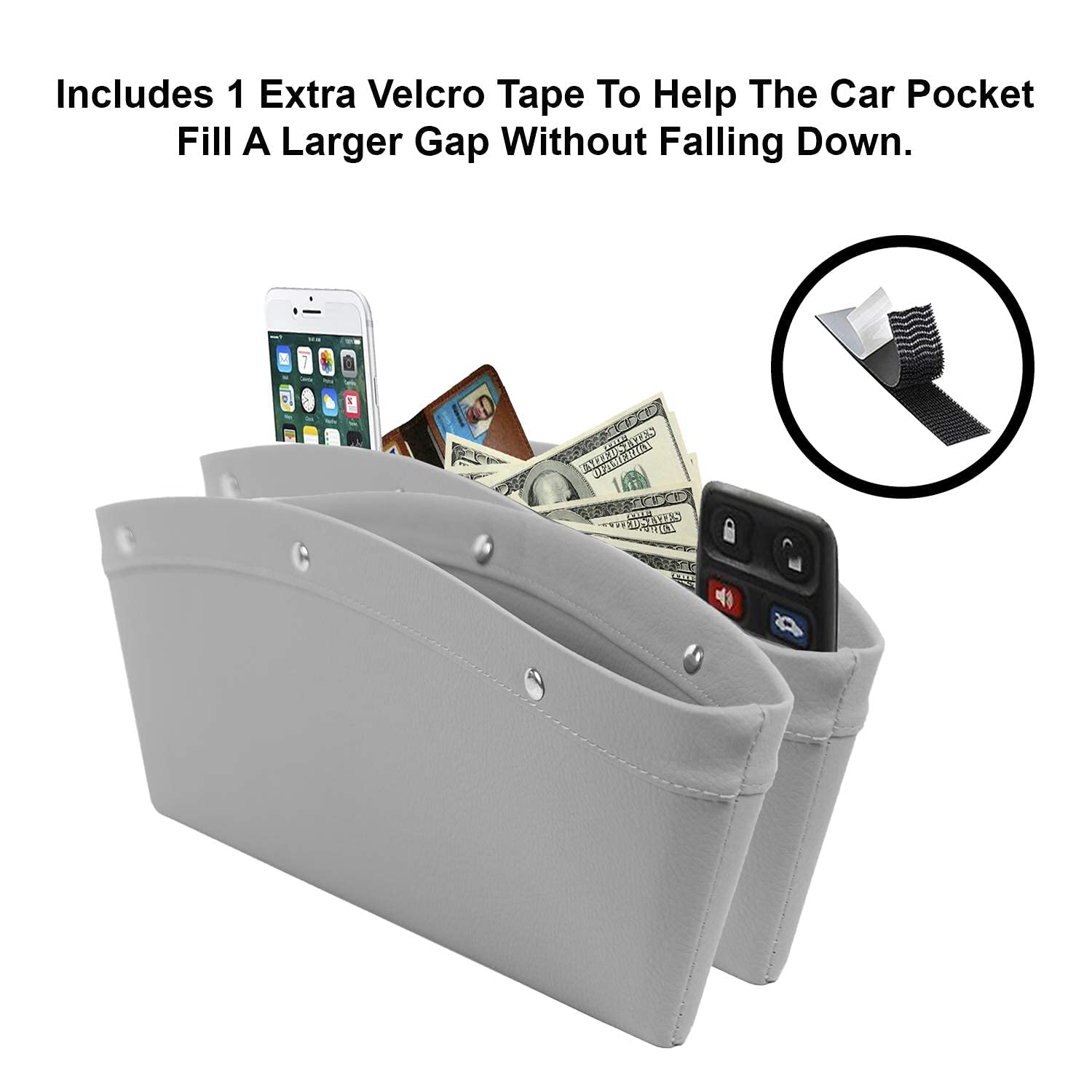 Lebogner Car Steering Wheel Desk & Car Seat Gap Filler Organizer - Portable Workstation for Laptops & Snacks - Perfect for Office, Commuting & Road Trips
