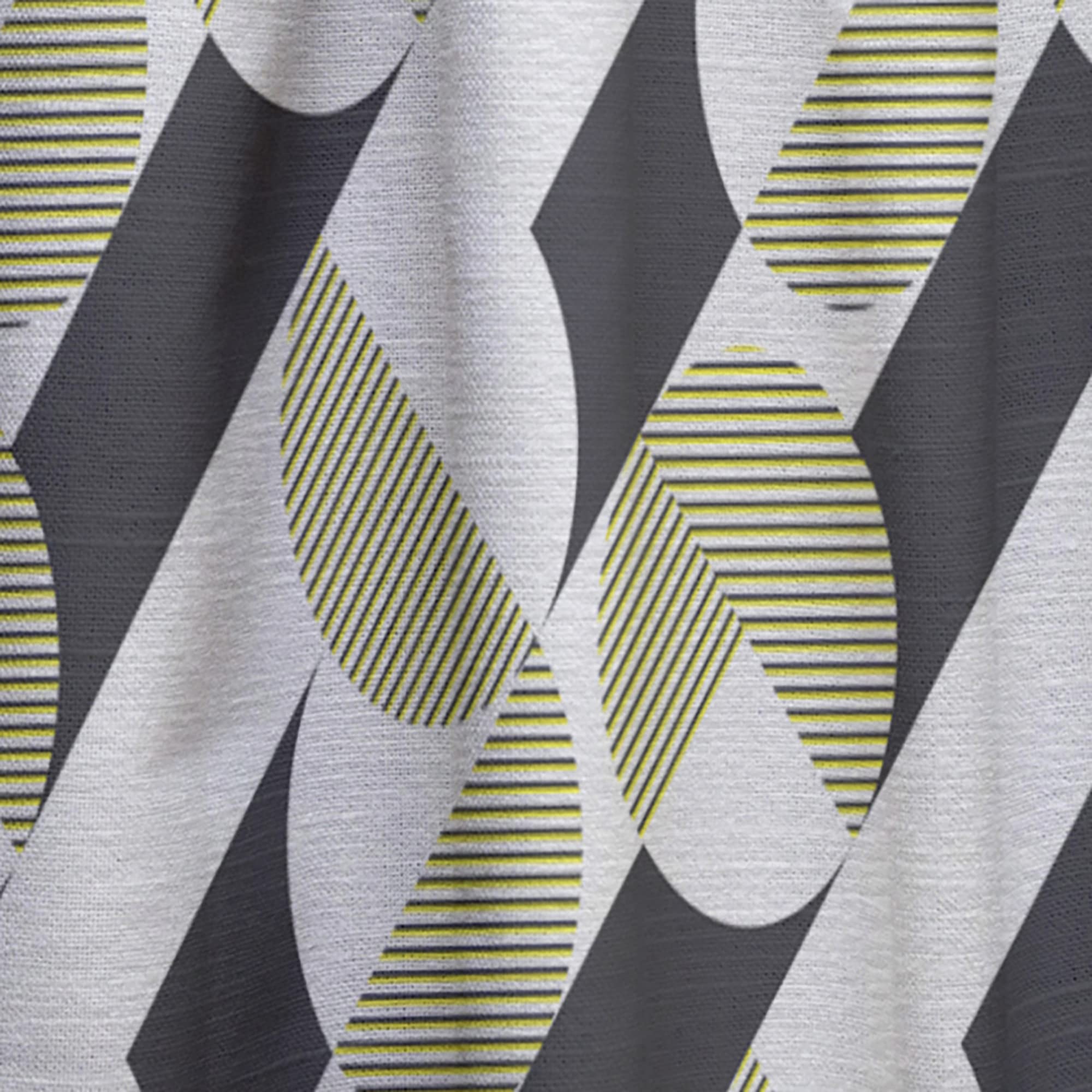 DesignQ Circular Abstract Retro Geometric II Thermal Insulated Curtains - Single Panel 52x120 - Blackout Drapes for Bedroom & Living Room - Perfect for Modern Home Decor & Sun Protection