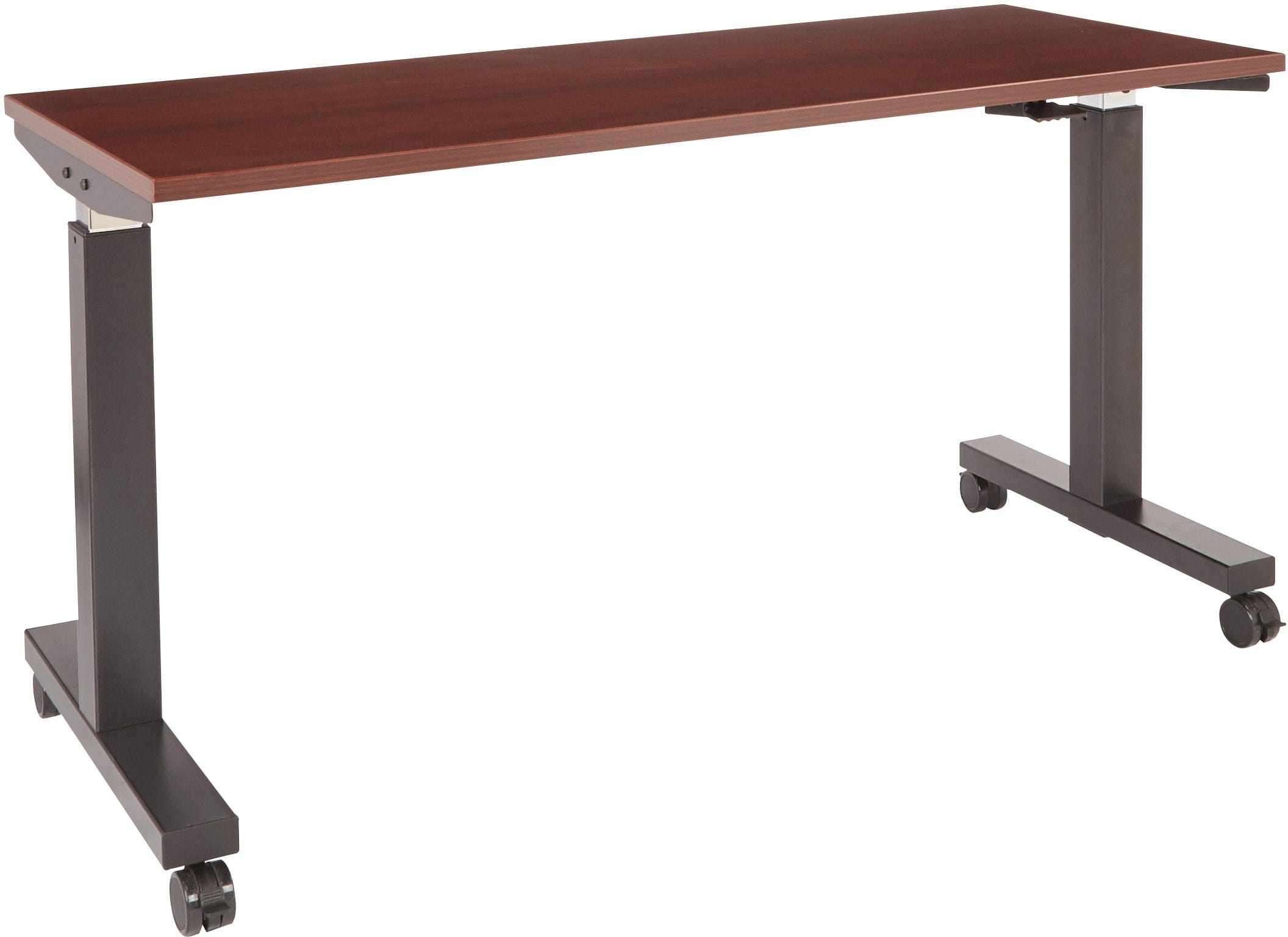 Office Star 5-Foot Pneumatic Height Adjustable Desk [HAT60253] - Perfect for Home Office, Standing Workstation & Ergonomic Workspace Setup