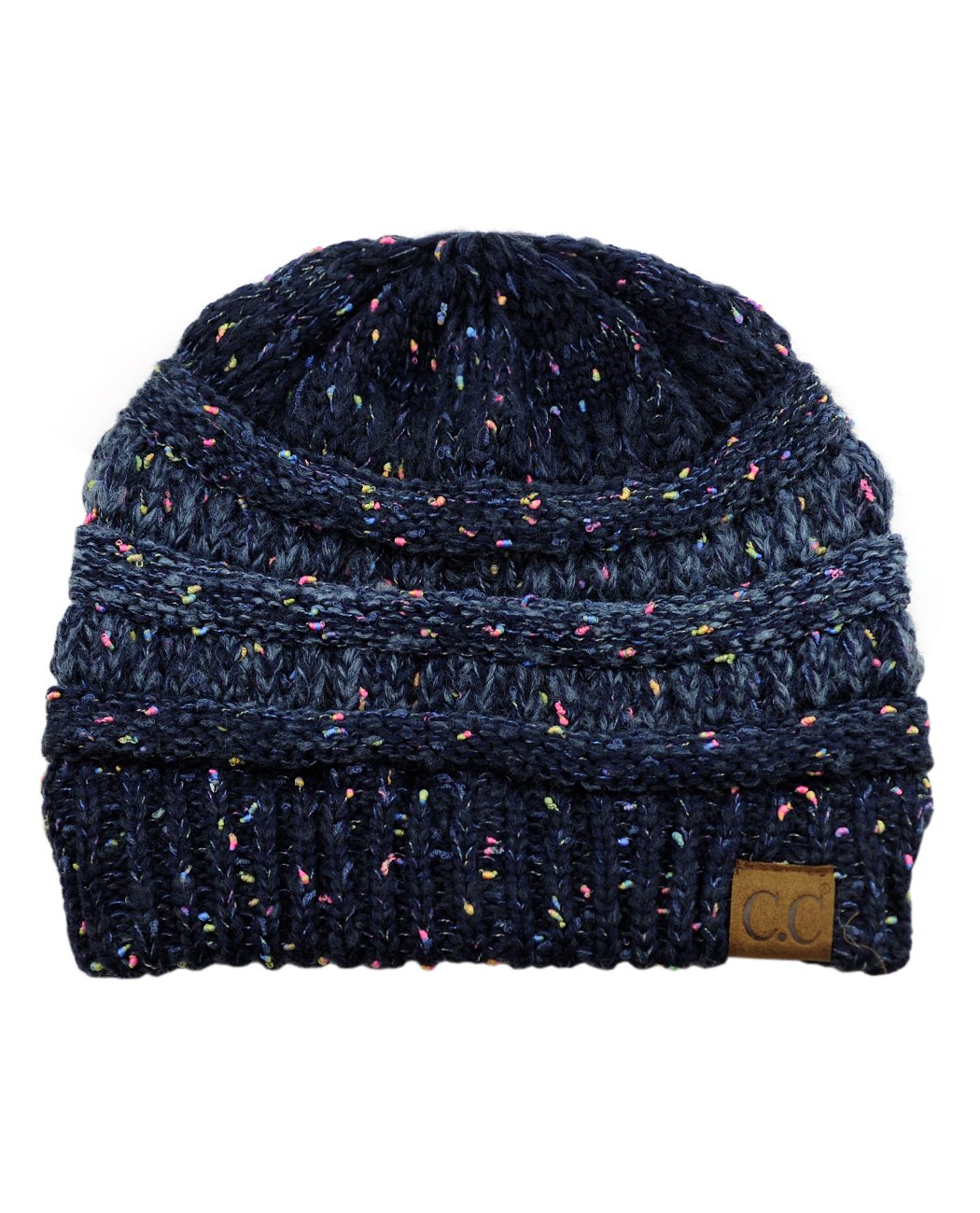 Trendy Chunky Cable Knit Beanie - Soft Stretch Warm Winter Hat for Women & Men - Perfect for Skiing, Snowboarding & Outdoor Activities