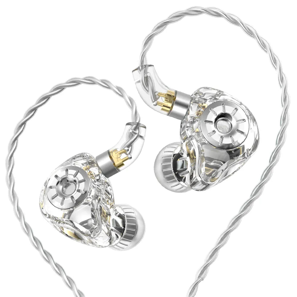 TRN ST1 PRO Hybrid Driver In-Ear Monitors - 1DD + 1BA Wired Earphones for Audiophiles, Musicians & Gamers | Perfect for Studio Recording, Live Performance & Mobile Gaming