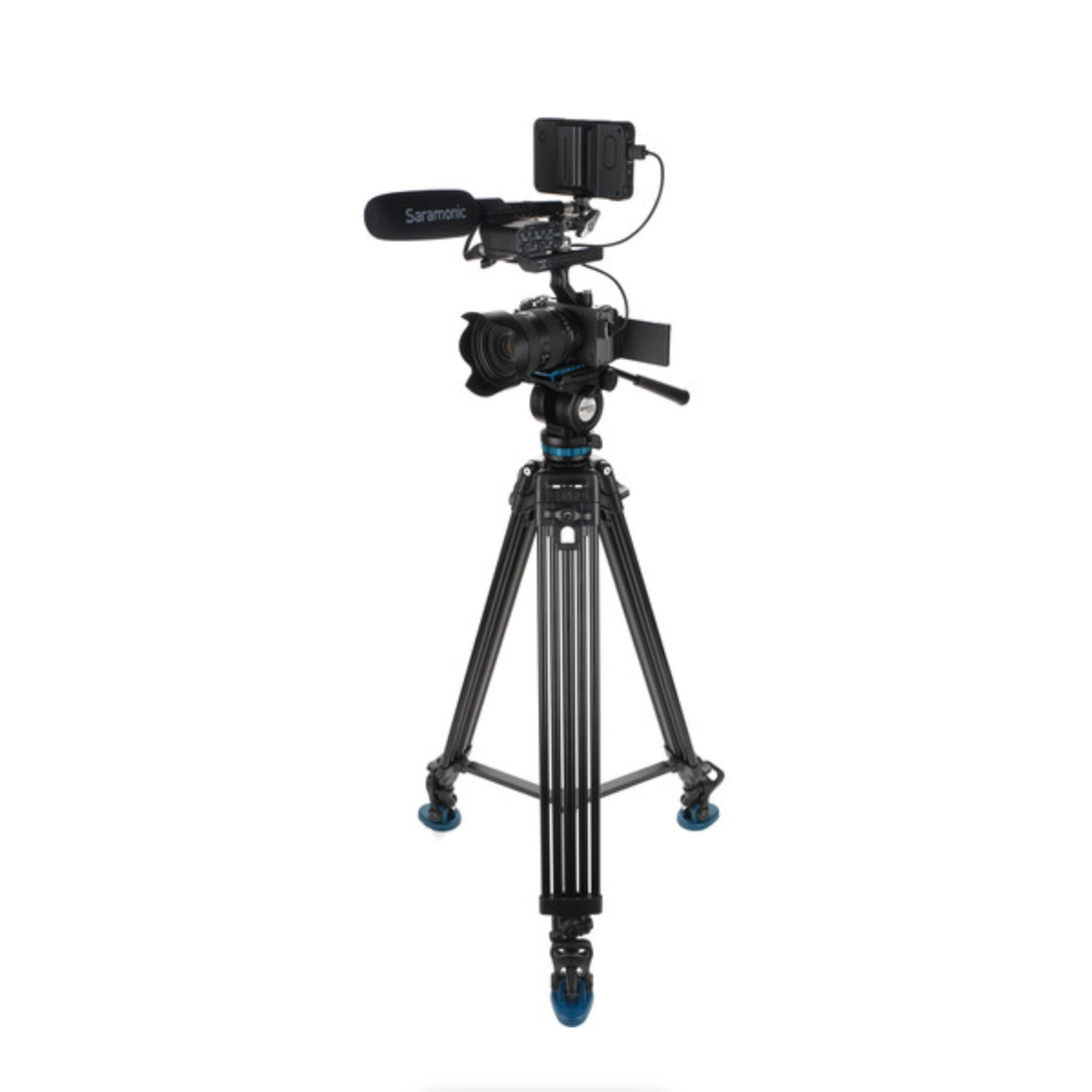 Benro KH26PC Professional Video Tripod Kit with Fluid Head - 72.6