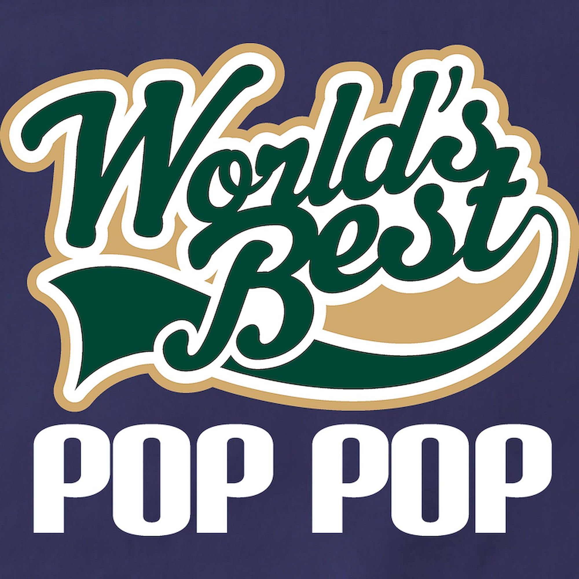 World's Best Pop Pop Kitchen Apron - Dark BBQ Grilling & Baking Apron with Pockets for Cooking, Hosting & Outdoor Parties