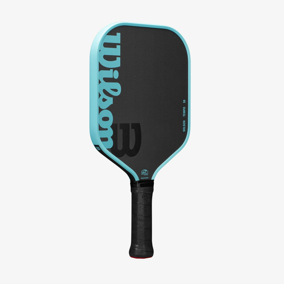 Wilson Tempo 16 Pickleball Paddle - Premium Graphite Face with Cushion Grip (Black/Blue) | Perfect for Recreational & Competitive Play, Indoor & Outdoor Courts