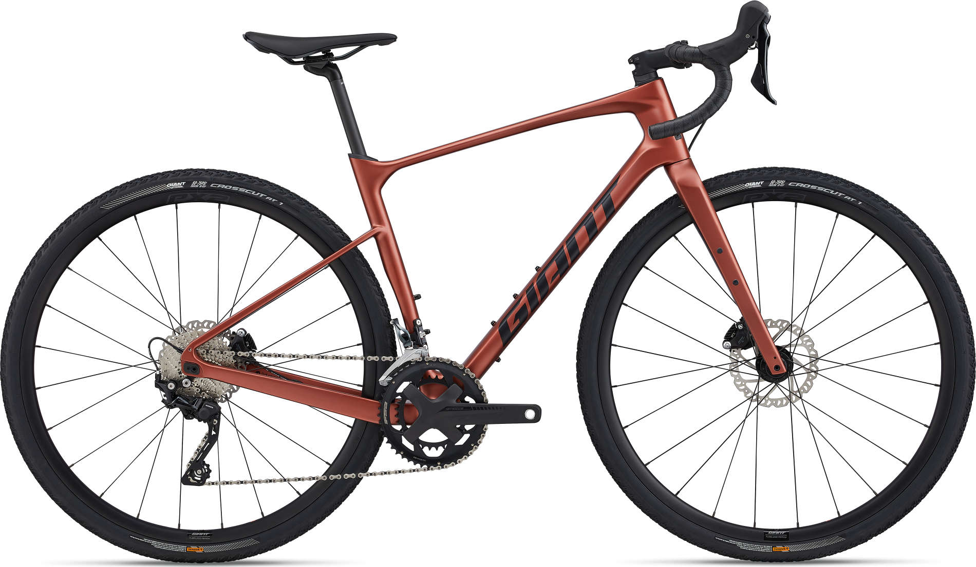 Giant Revolt Advanced 3 Gravel Bike - Carbon Frame, Shimano GRX Groupset, Tubeless Ready Wheels - Perfect for Adventure Cycling, Commuting & Off-Road Trails