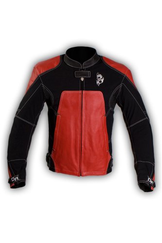 Dragon Rider Marquee Leather Motorcycle Jacket for Men - Premium Biker Jacket with Armor Pockets & Ventilation - Perfect for Cruising, Racing & Motorcycle Events