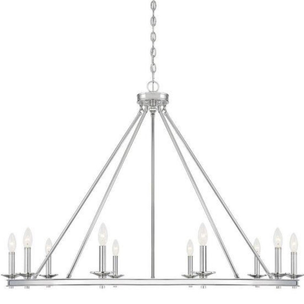 Elegant Therion Crystal Chandelier - Modern Luxury Ceiling Light Fixture for Dining Room, Living Room & Bedroom Decor
