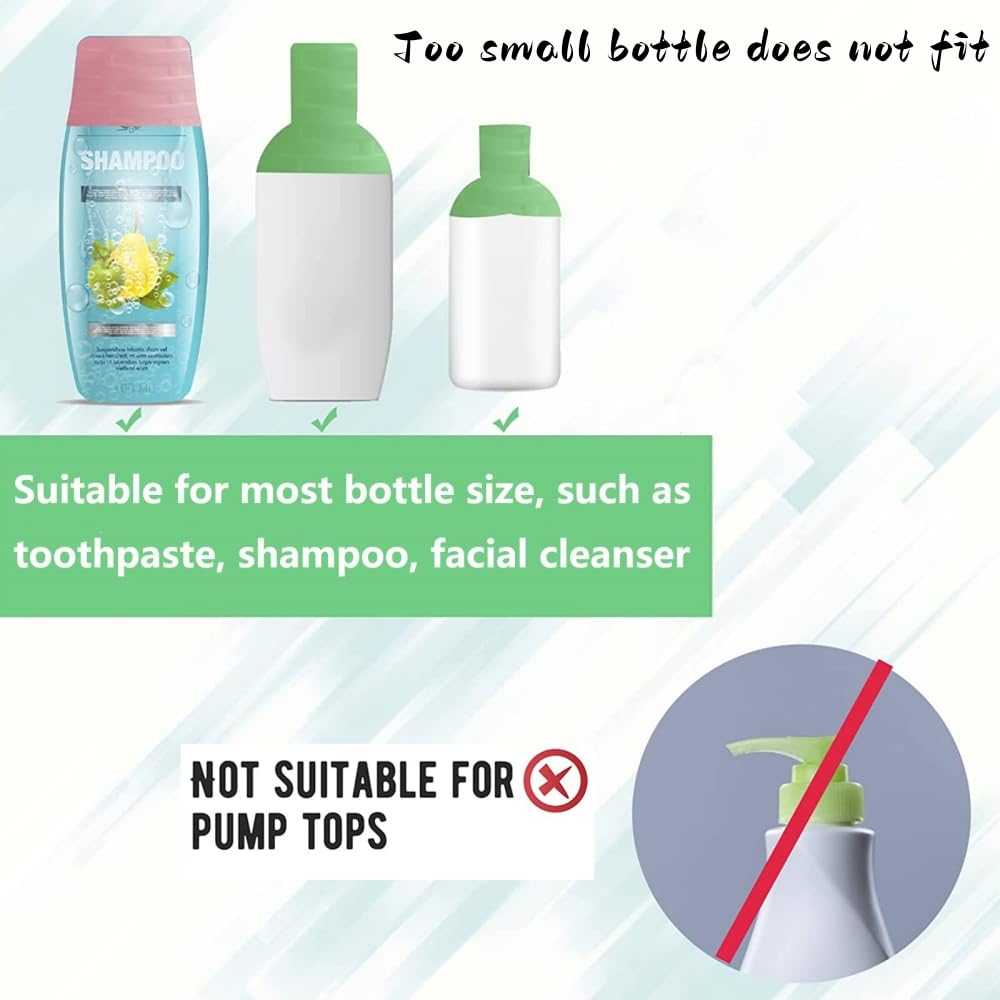 Astonandia 3 Pack Silicone Travel Bottle Covers - 100ml Leakproof Reusable Toiletry Sleeves for Shampoo, Lotion & Cosmetics (Multicolor) - Perfect for Airplane Carry-On, Gym Bag & Vacation Packing