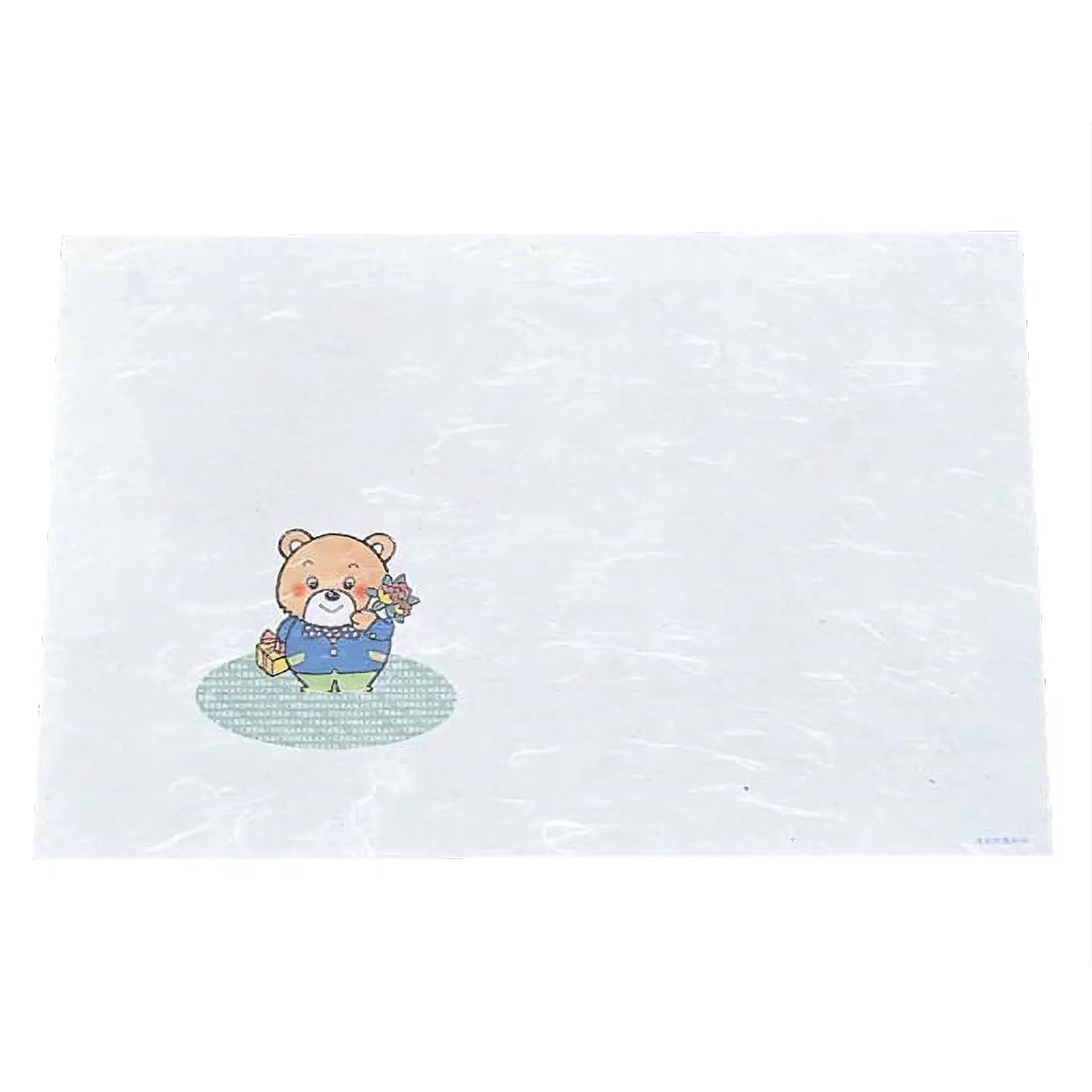 Premium Artec Washi Paper Bear Placemats - Set of 100 Eco-Friendly Japanese Table Mats for Dining, Parties & Home Decor