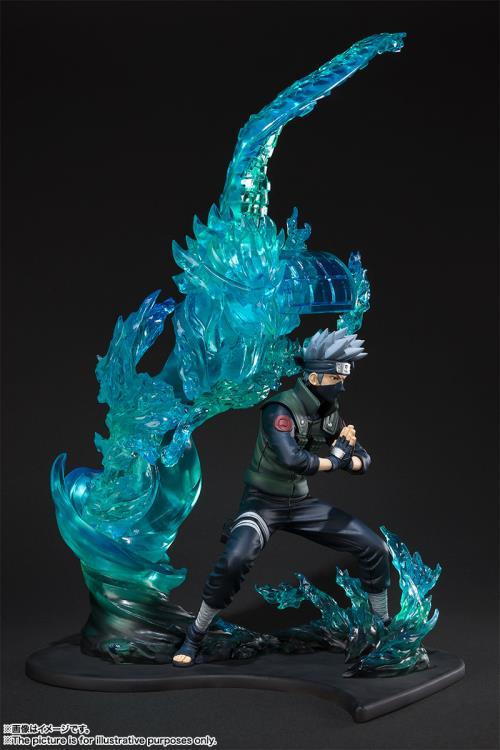 Figuarts Zero Naruto Shippuden Susanoo Kakashi Hatake Anime Action Figure - Kizuna Relation Collectible Statue for Display & Anime Fans Gift