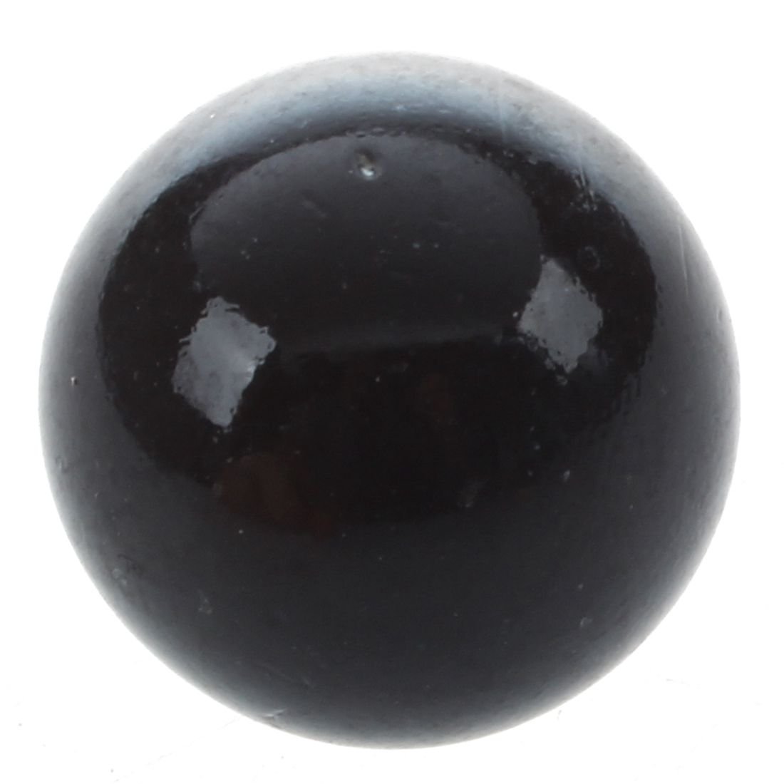 10 Pack 16mm Glass Marbles - Colorful Knicker Balls for Kids Games, DIY Decor, Vase Fillers & Home Decoration - Assorted Colors Including Black