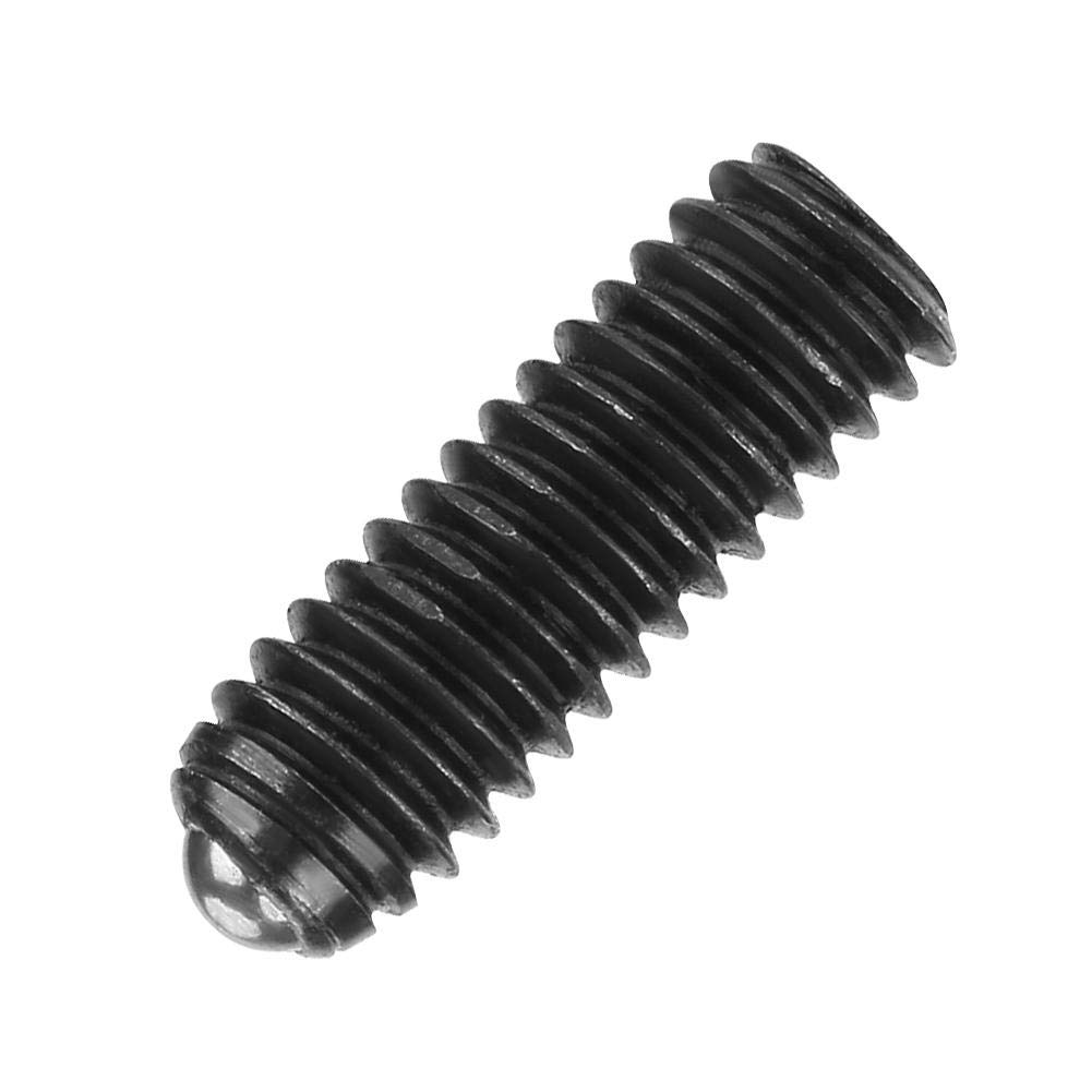 20Pcs M4 Hexagon Socket Spring Ball Plunger Set - Carbon Steel Screwdriver Accessories (M4x12) for DIY, Furniture Assembly & Mechanical Repairs