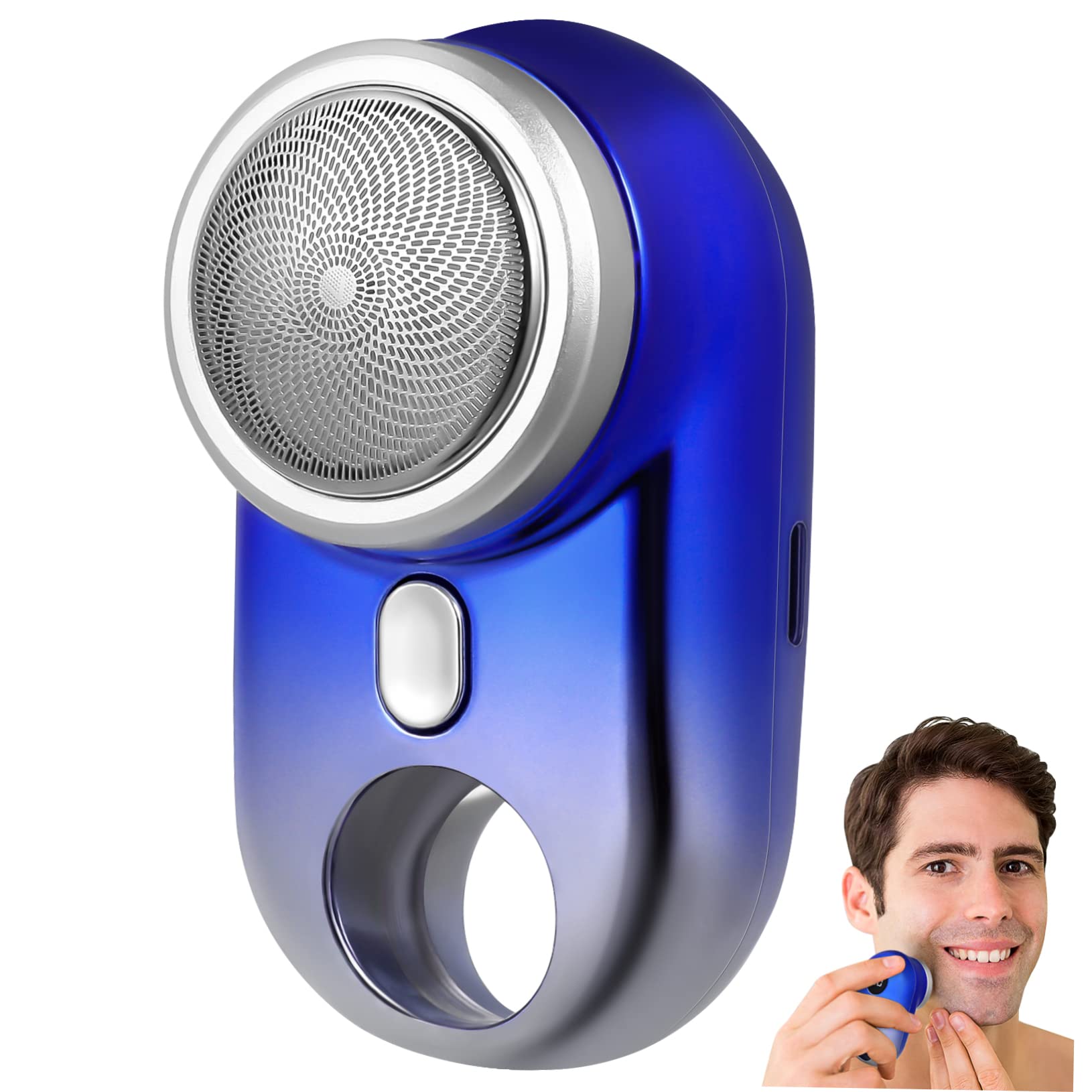 Best Electric Shaver & Beard Trimmer for Men - Rechargeable Portable Razor with Gradient Shaving Technology | Perfect for Travel, Gym & Daily Grooming