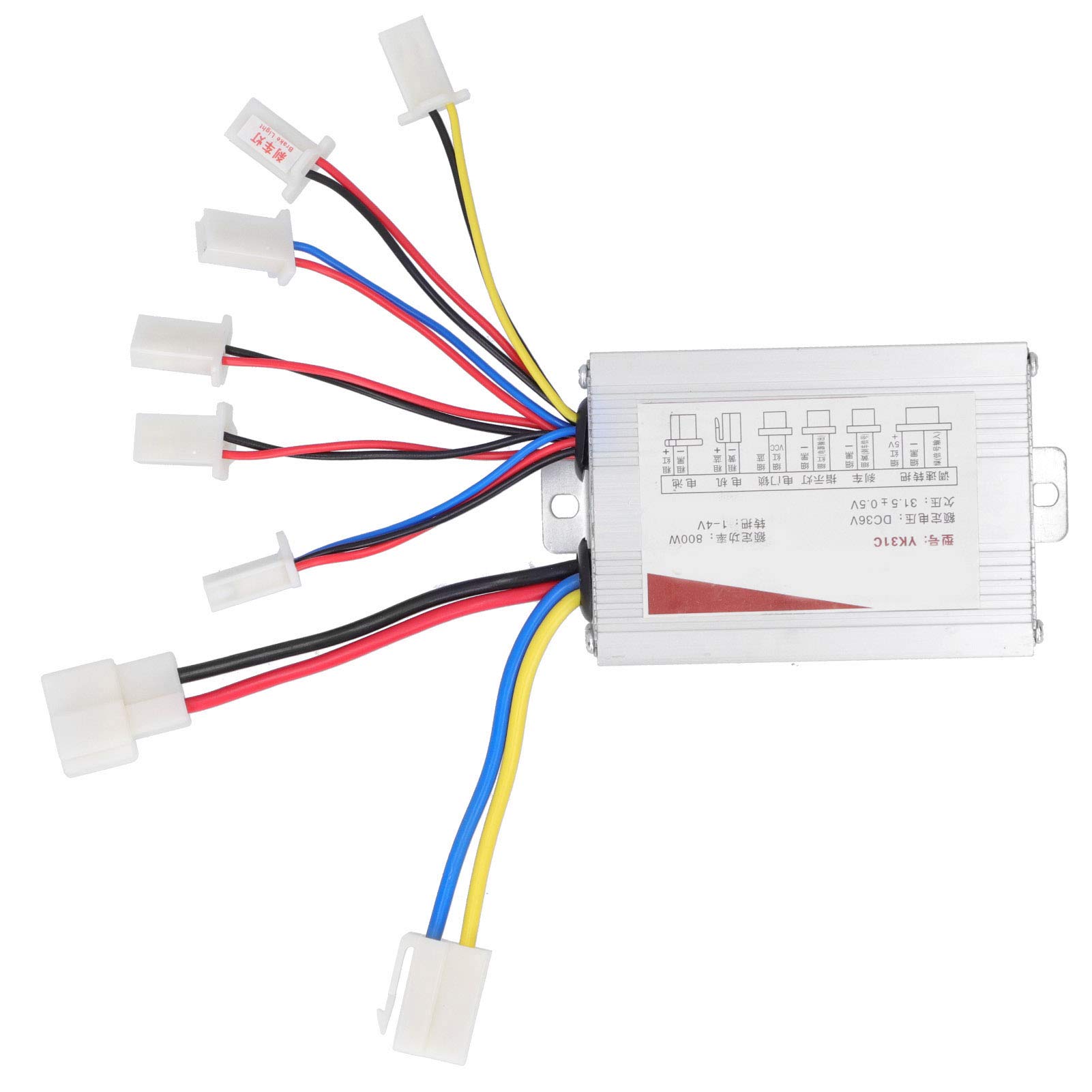 36V 800W Brushed Scooter Controller Kit with Short Cable Throttle Grip - Compatible with Electric Bicycles & Scooters - Perfect for DIY Modifications & Upgrades (Ideal for Commuting, Off-Road Adventures & Performance Enhancements)