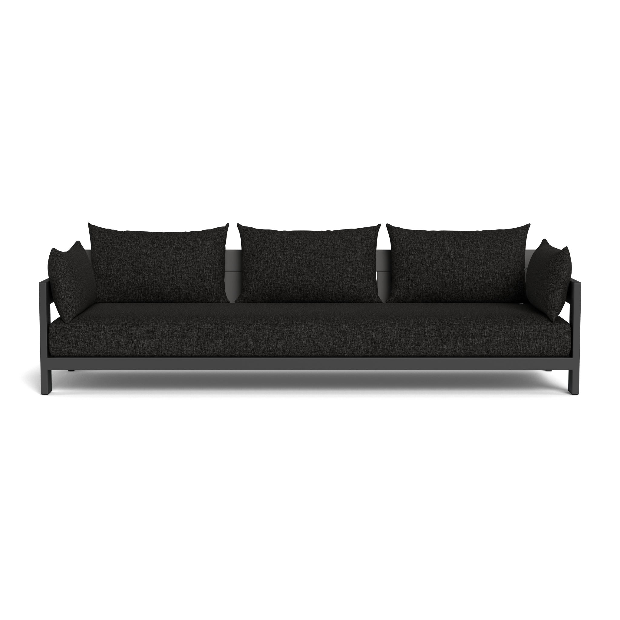 Hampton 3-Seat Sofa - Modern Comfortable Fabric Couch for Living Room, Lounge & Family Room - Soft Sectional Sofa with Sturdy Frame & Plush Cushions