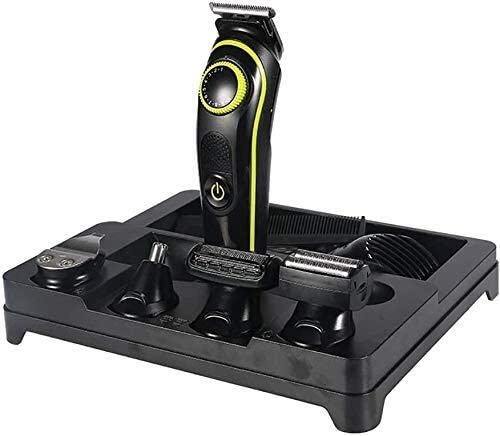 Professional Hair Clipper & Trimming Scissors Set - Electric Hair Cutting Kit for Men with Nose Hair Trimmer Attachment - Multipurpose Grooming Tool for Home Barber Use, Beard Styling & Personal Care