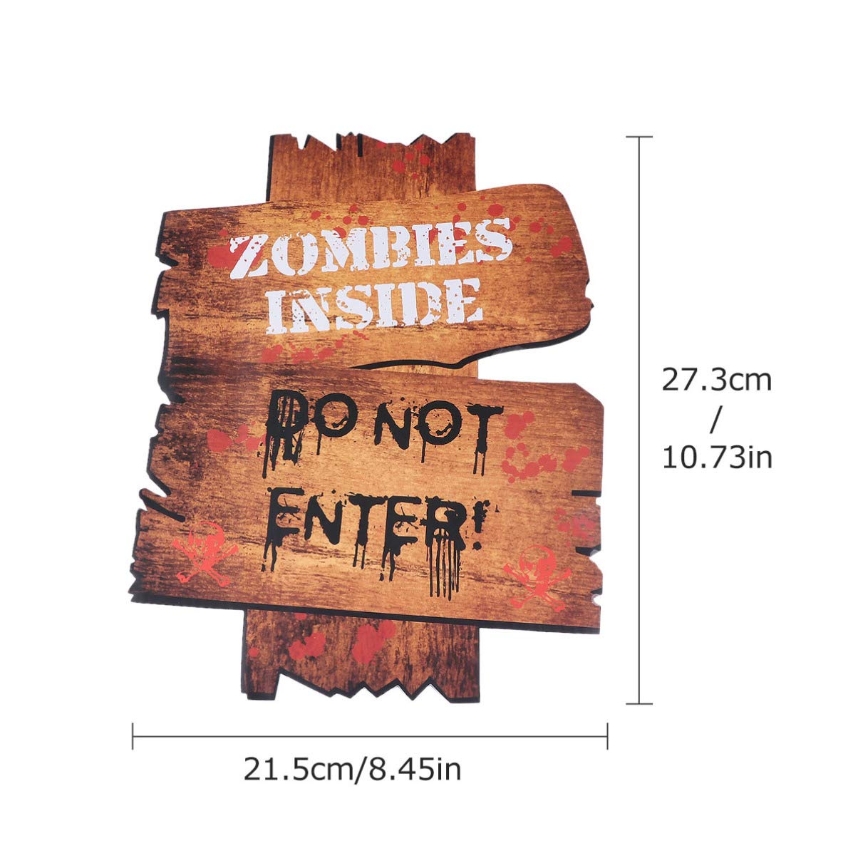 NUOBESTY 6pcs Halloween Lawn Decorations - Spooky Yard Signs, Plaque Boards & Creative Stakes for Outdoor Halloween Party Decor | Perfect for Front Yard, Garden & Halloween Festivities