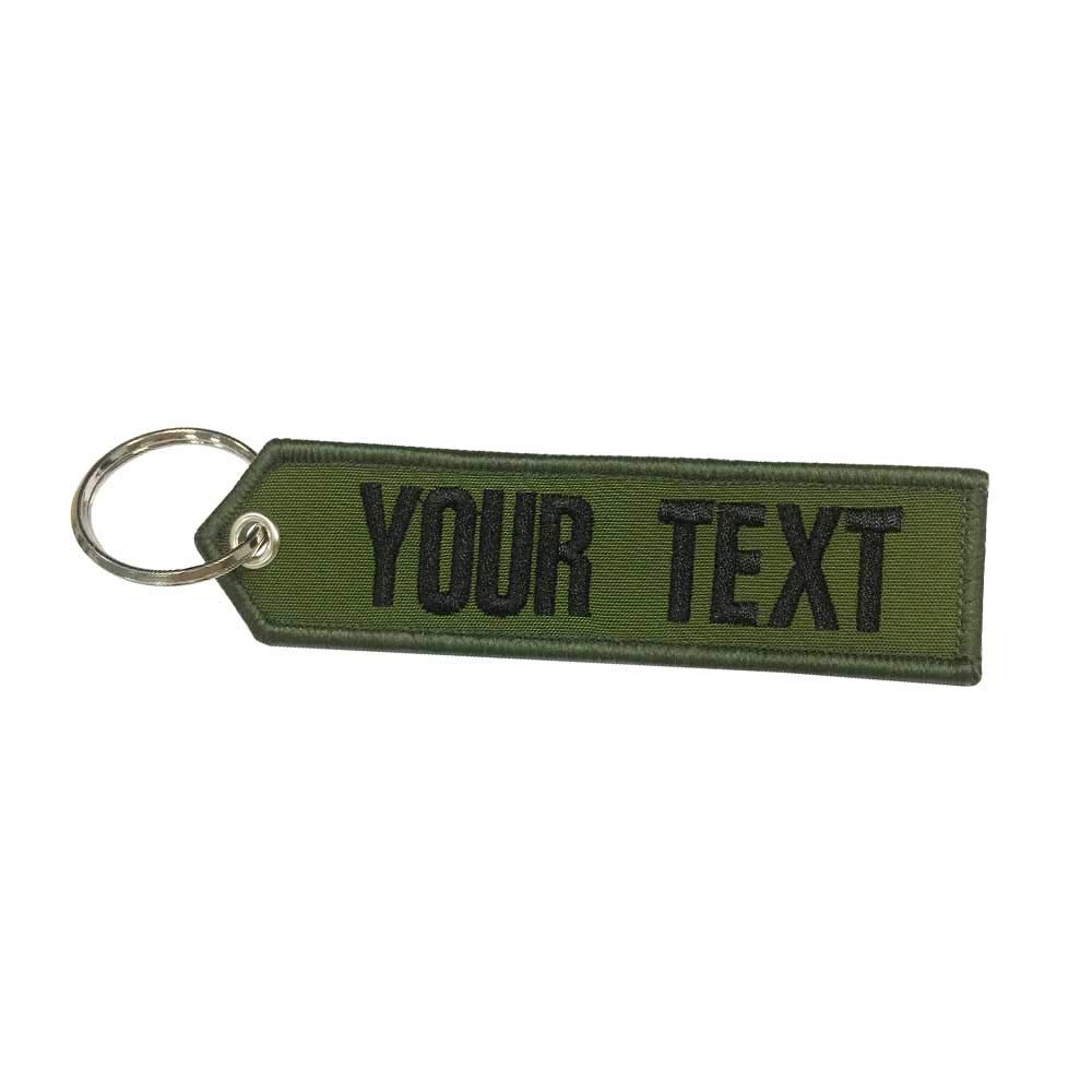 Graceful Life Custom Keychain - Personalized Engraved Keychains for Motorcycles, Cars, ATV & Scooters - Unique Embroidery Key Tag - Perfect Gift for Riders & Vehicle Enthusiasts