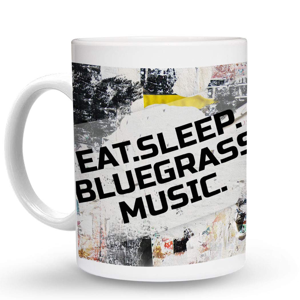 Makoroni - 11 Oz. Ceramic Coffee Mug for Bluegrass Music Lovers | Unique Gift for Musicians | Perfect for Morning Coffee, Office Use & Music Jam Sessions