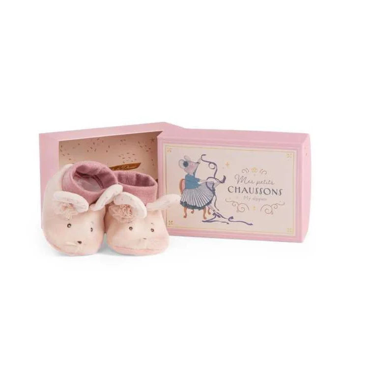 Little Mouse Baby Slippers - Soft & Cute Toddler Slippers for Boys & Girls - Perfect for Indoor Play, Nursery & Home Comfort