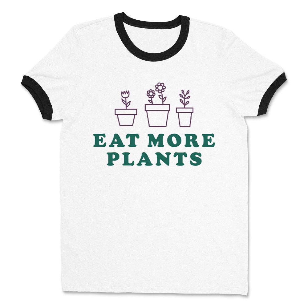 Eco-Friendly Unisex Organic Cotton Vegan T-Shirt | Sustainable Fashion Ringer Tee for Men & Women | Perfect for Earth Day, Gym, Yoga & Casual Wear | Ideal for Workouts, Outdoor Activities & Daily Use | Great for Environmental Advocacy & Plant-Based Lifestyle | Soft Breathable Tee for Streetwear, Office & Weekend Outfits