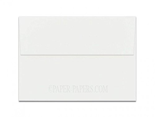 Premium A7 (5.25x7.25 inch) Ultra White Eggshell Envelopes - 1000 Pack, 104 GSM (28/70lb Text) for Invitations, Greeting Cards, Wedding Stationery & DIY Crafts - Elegant PaperPapers 5x7 Envelopes for Business & Personal Correspondence