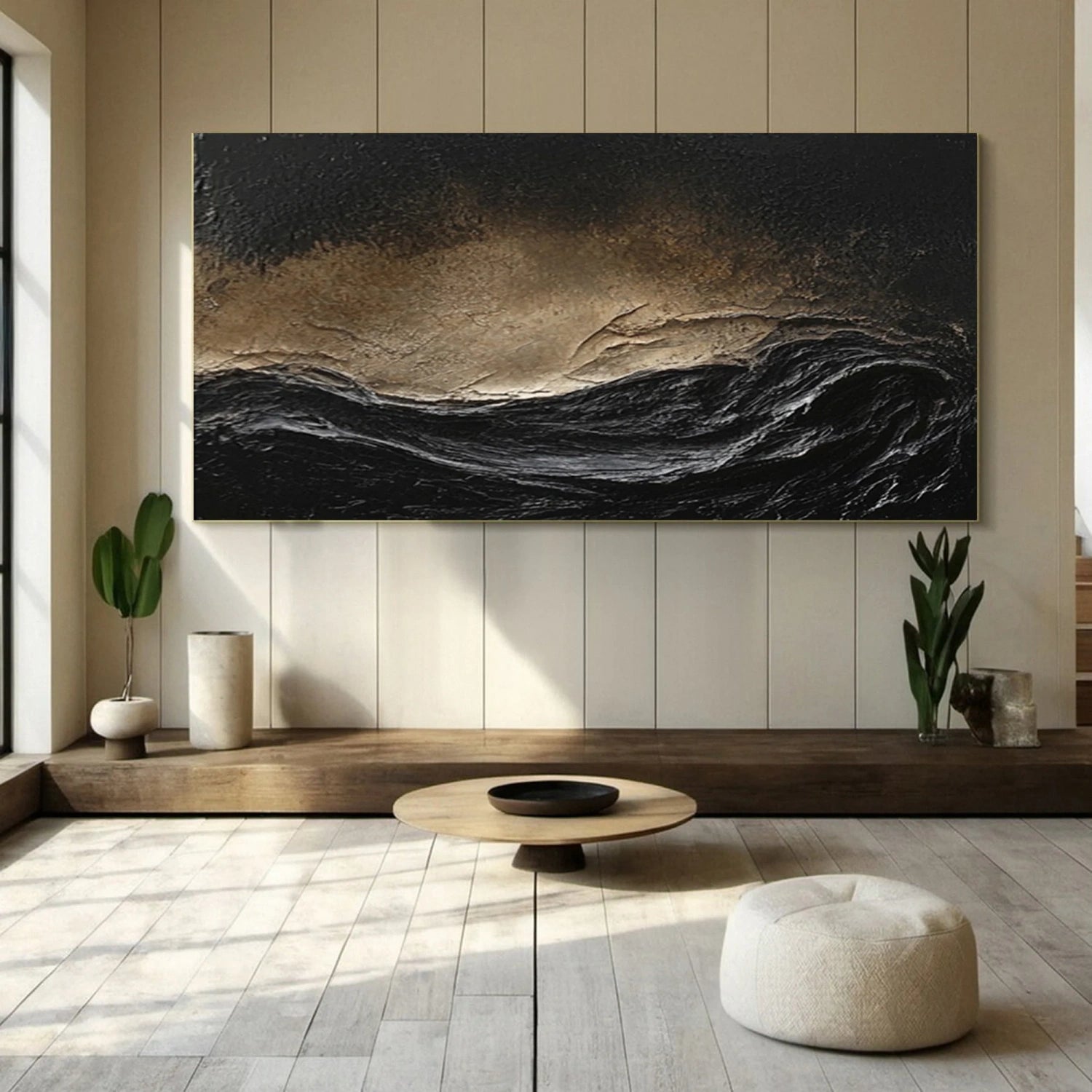 Ocean and Sky Painting #OS 235 - Stunning Seascape Wall Art for Home & Office Decor - Perfect for Living Room, Bedroom or Beach House