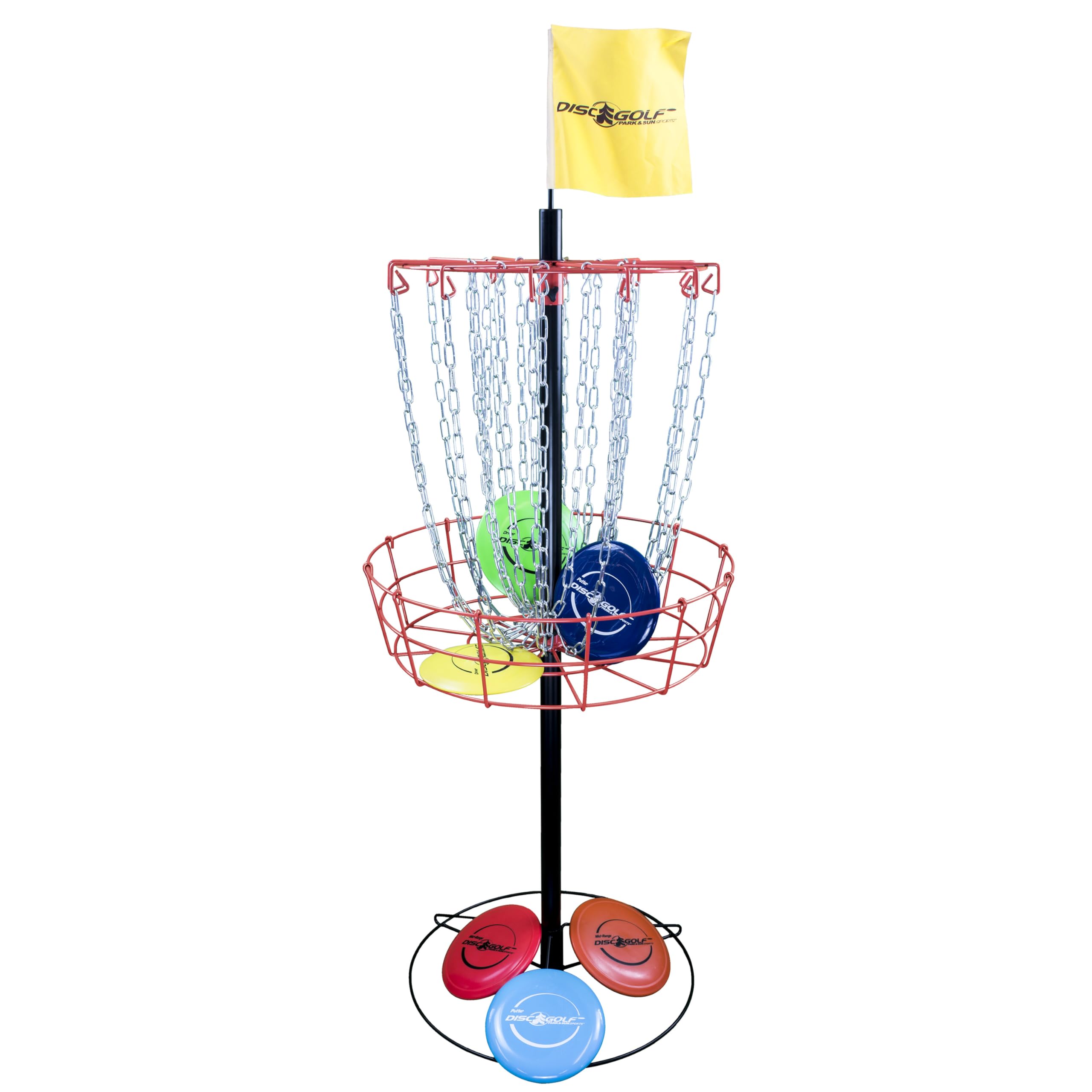 Portable Disc Golf Target Set with Discs - Lightweight & Durable for Outdoor Backyard, Park, and Beach Games | Perfect for Beginners & Advanced Players
