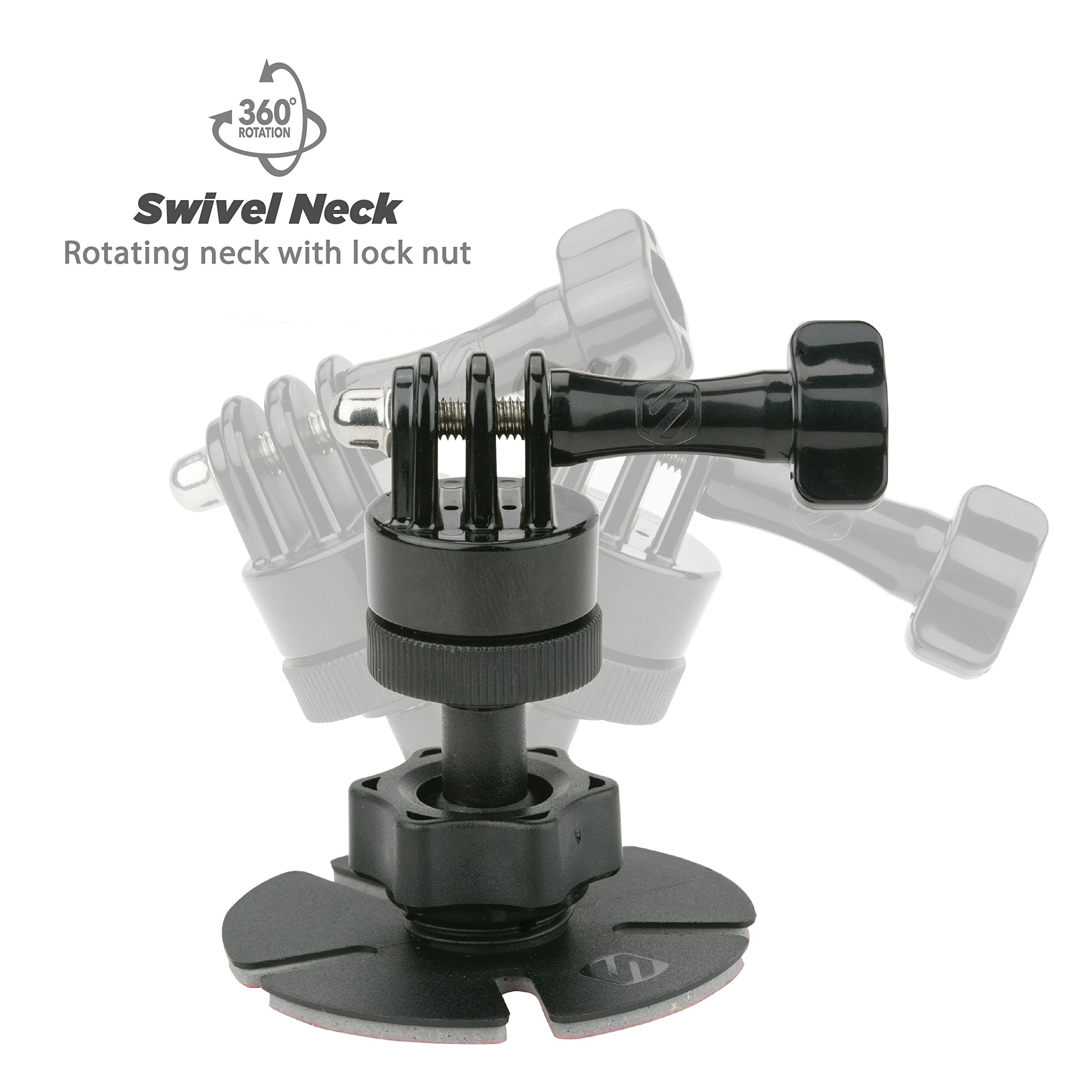 SCOSCHE AMK2 Universal Action Camera Mount Kit for Cars, Trucks, Boats, ATVs, UTVs & Paddle Boards - Secure Hands-Free Recording for Adventure Sports & Outdoor Activities