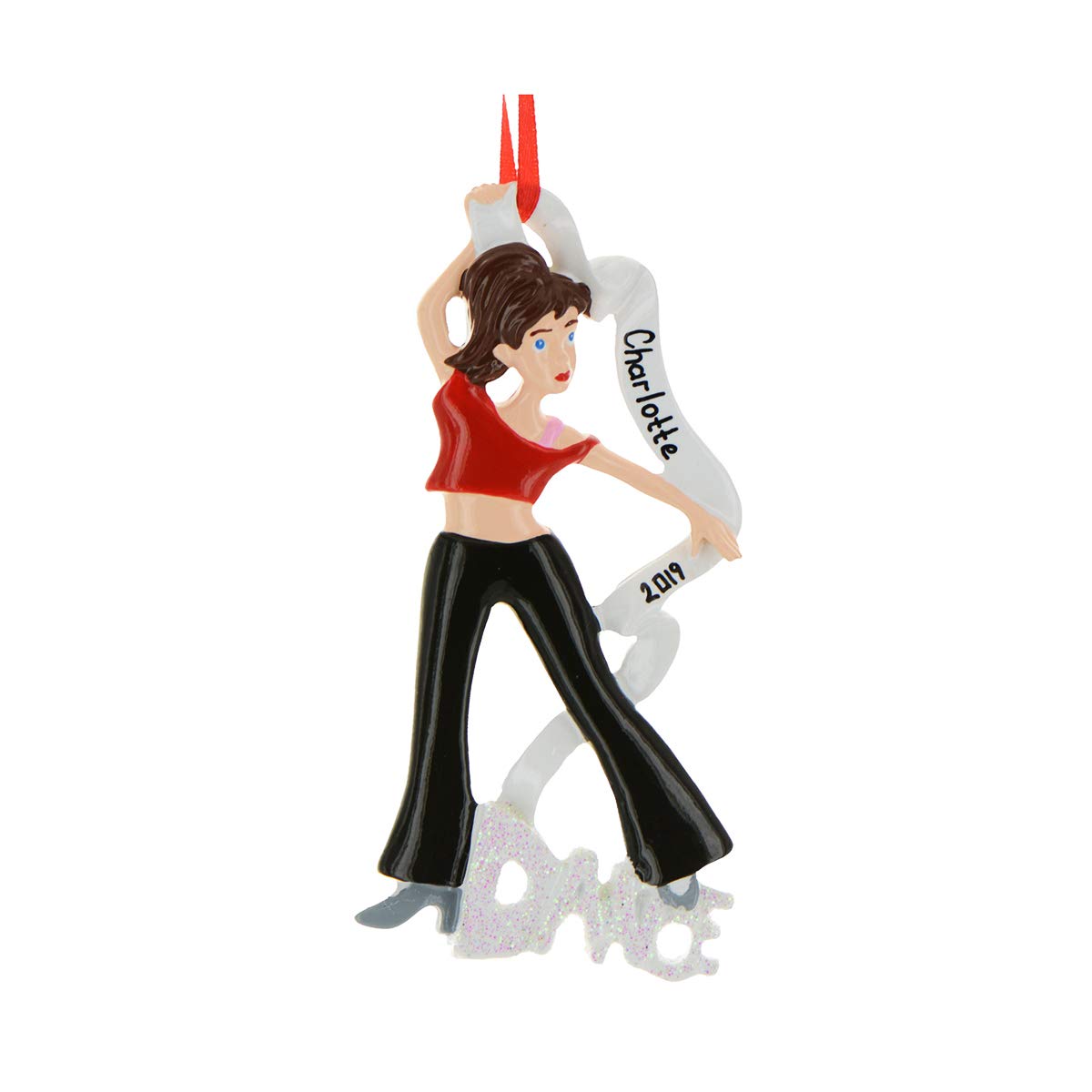 2024 Personalized Dance Christmas Ornaments - Custom Dancer Ornaments for Girls, Tap, Ballroom & Hip Hop Dance Decor | Perfect for Christmas Tree Decorating & Holiday Gift Giving