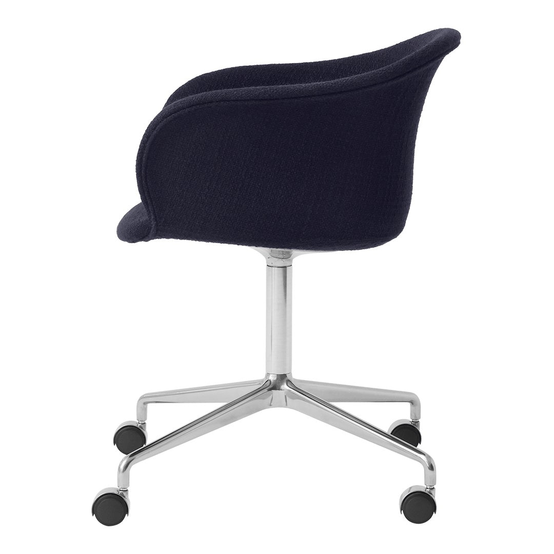 Elefy JH37 Ergonomic Conference Chair with Swivel Base & Smooth-Rolling Casters - Upholstered Office Chair for Meetings, Home Office & Executive Workspaces