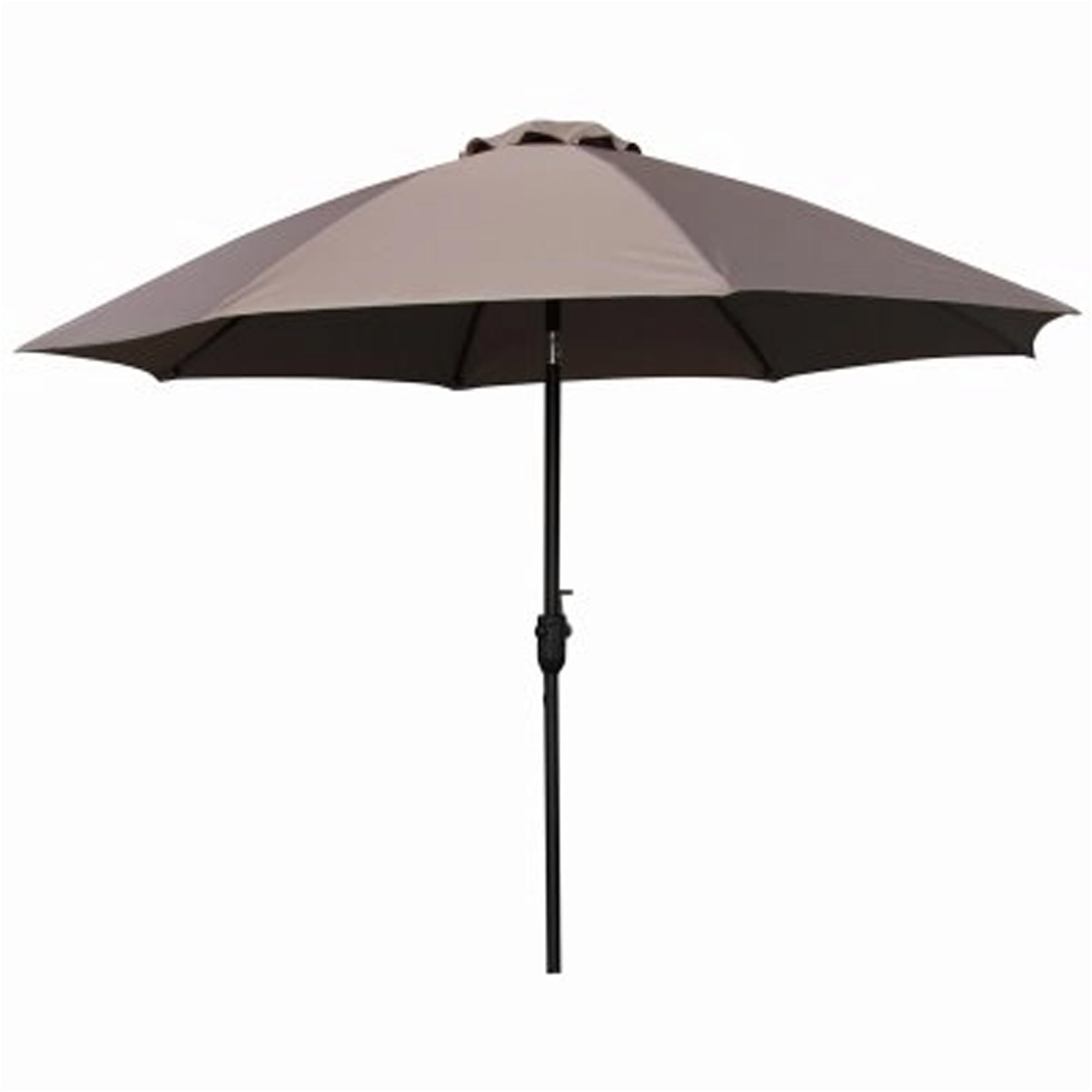 Outdoor Patio Umbrella with Crank Lift & Auto Tilt - Sun Shade Canopy for Beach, Garden, and Backyard - Perfect for Poolside Lounging and Outdoor Dining