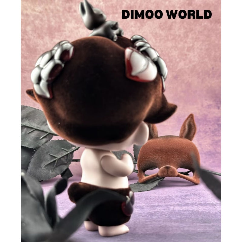 DIMOO Angry Rabbit Limited Edition Collectible Figure - Cute Anime-Inspired Decor for Home, Office & Gamer Setup