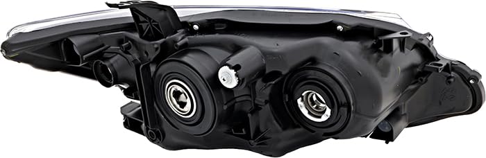 Scion tC Headlights Lamps Set - Compatible with 2011 2012 2013 Models - Halogen Replacement for Driver & Passenger Side - Perfect for Night Driving and Vehicle Upgrades
