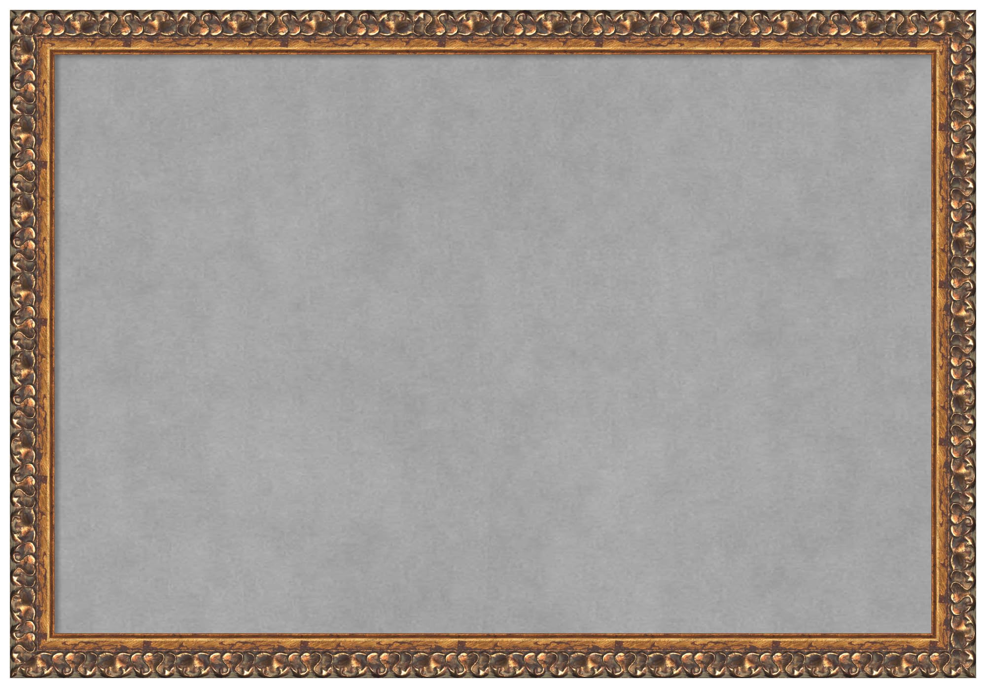 Amanti Art 26x18 Inch Framed Magnetic Bulletin Board - Antique Bronze Office Whiteboard for Home & Office Decor, Kitchen Organization, Mudroom Drop Zone | Made in USA | Perfect for Notes, Photos & Reminders