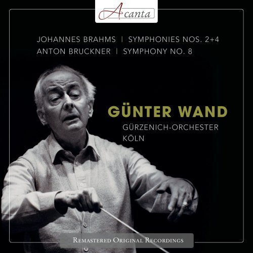 Brahms Symphonies Nos. 2 & 4 and Bruckner Symphony No. 8 - Gürzenich Orchestra Cologne & Günter Wand - Classical Music CD for Home Listening & Relaxation