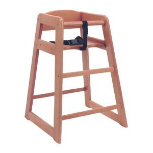 Natural Wooden Foldable High Chair for Babies & Toddlers - Safe, Durable & Portable - Perfect for Dining, Travel & Outdoor Use