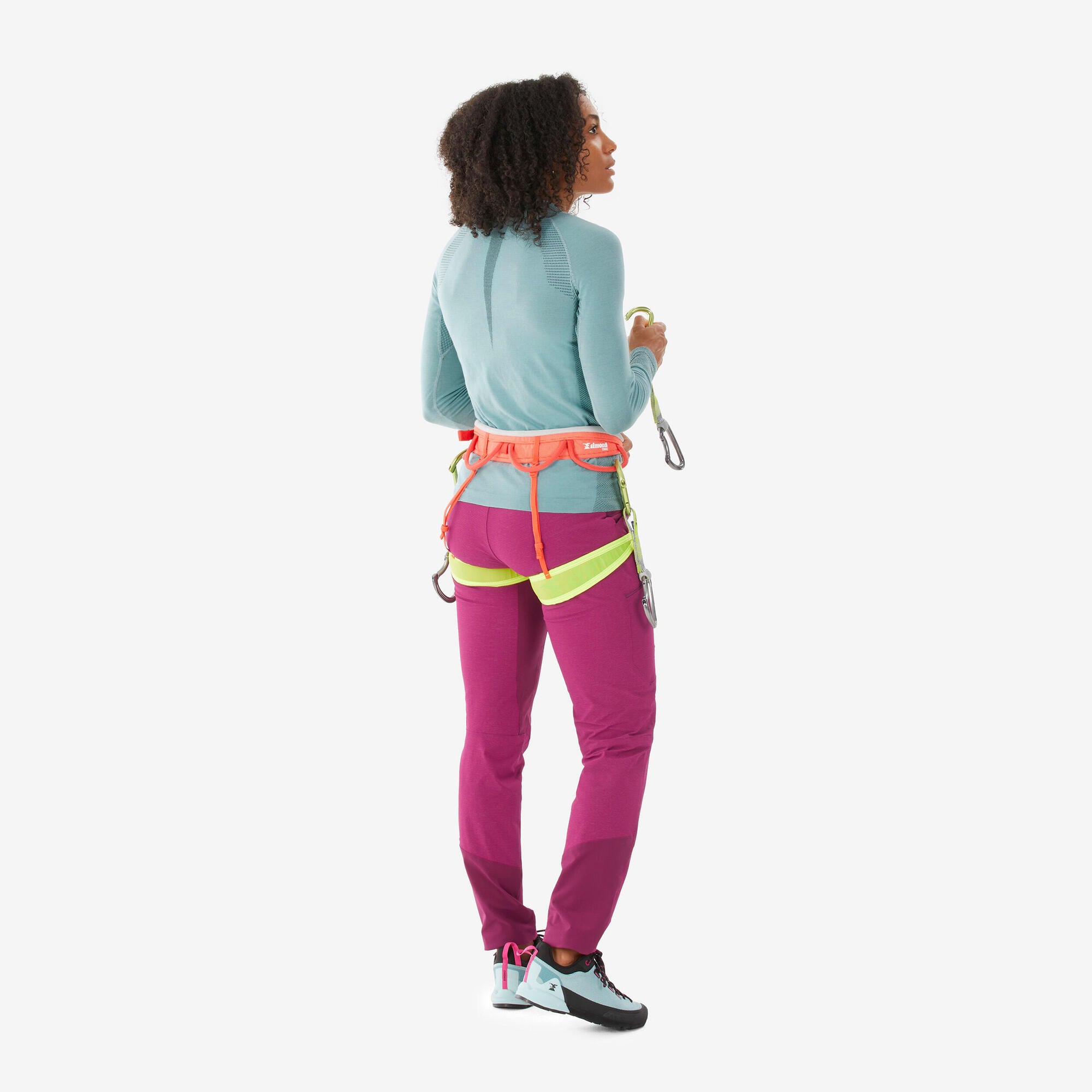Simond Women's Alpinism Seamless Wool Long Sleeve Shirt - Warm Base Layer for Hiking, Climbing & Outdoor Adventures