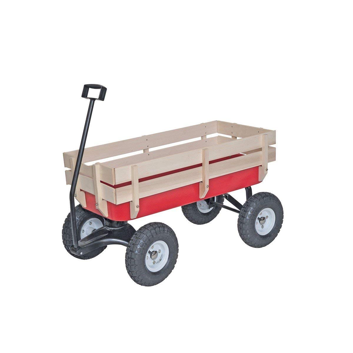 Bigfoot All-Terrain Steel & Wood Wagon - Heavy Duty Utility Cart for Camping, Gardening, Farm & Outdoor Adventures