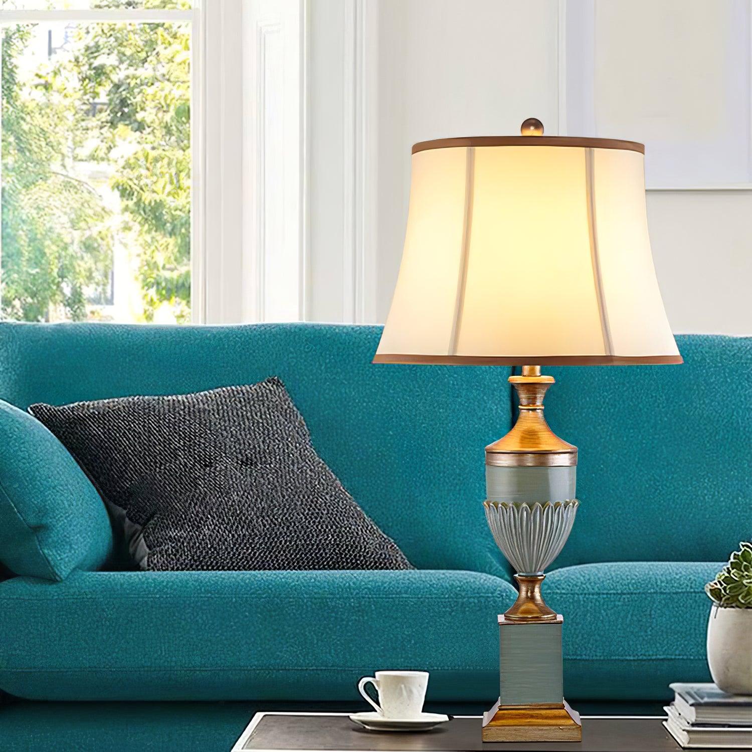 Smafan Modern LED Table Lamp - Adjustable Brightness, USB Charging Port, Touch Control for Bedroom, Living Room, Office & Study Desk - Perfect for Reading, Working & Relaxing