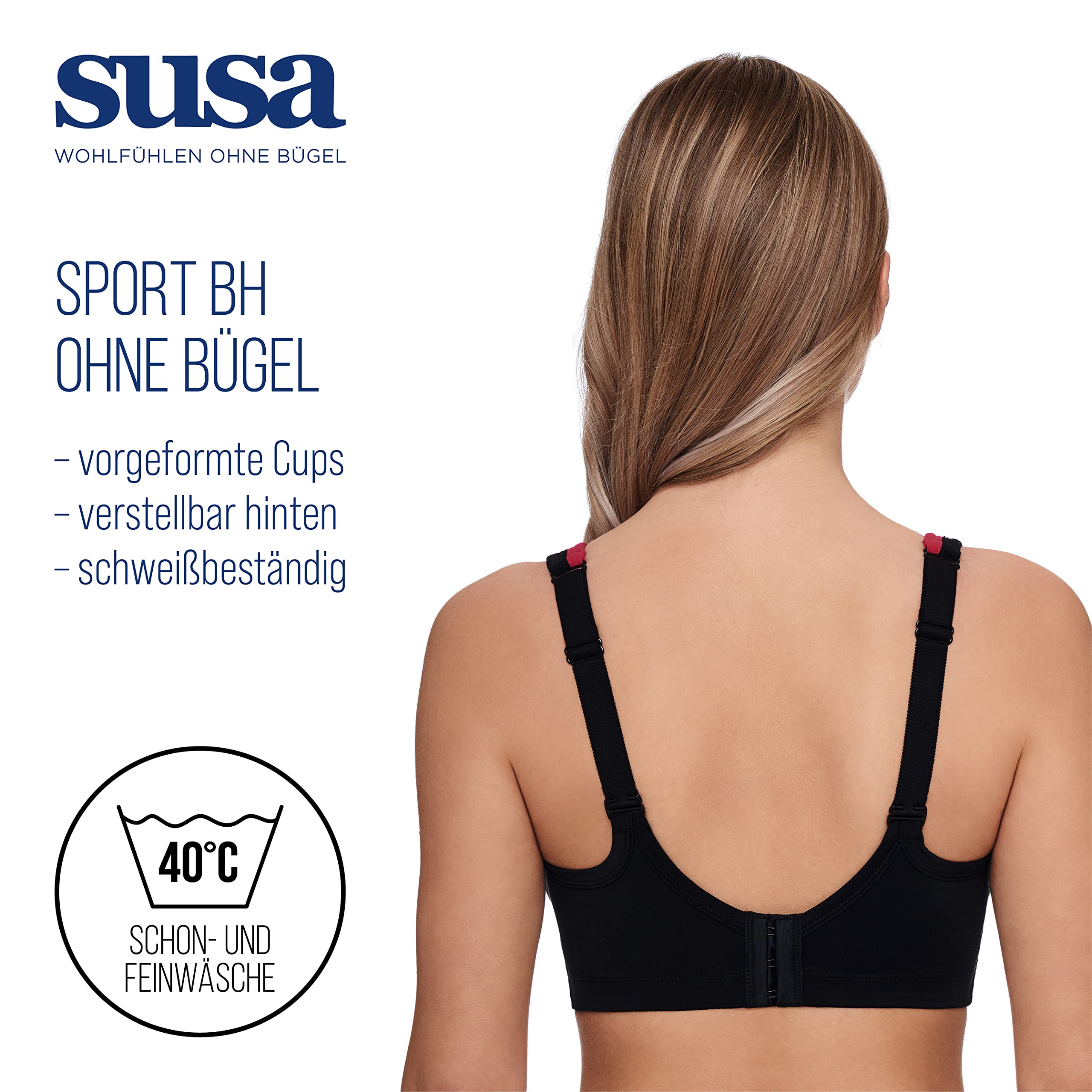 High Support Women's Sports Bra - Gym & Yoga Workout