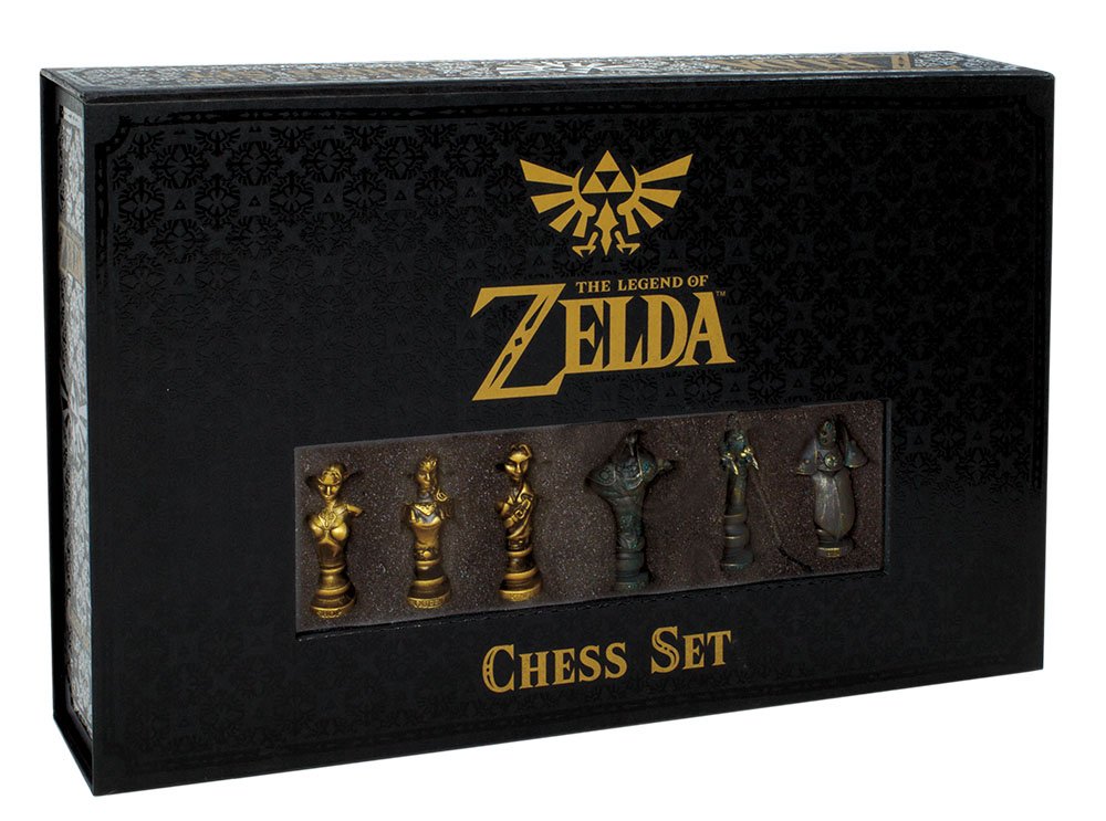 The Legend of Zelda Chess Set by USAOPOLY - 32 Custom Sculpted Pieces with Link vs Ganon | Official Nintendo Licensed Board Game | Perfect for Game Nights, Collectors & Zelda Fans