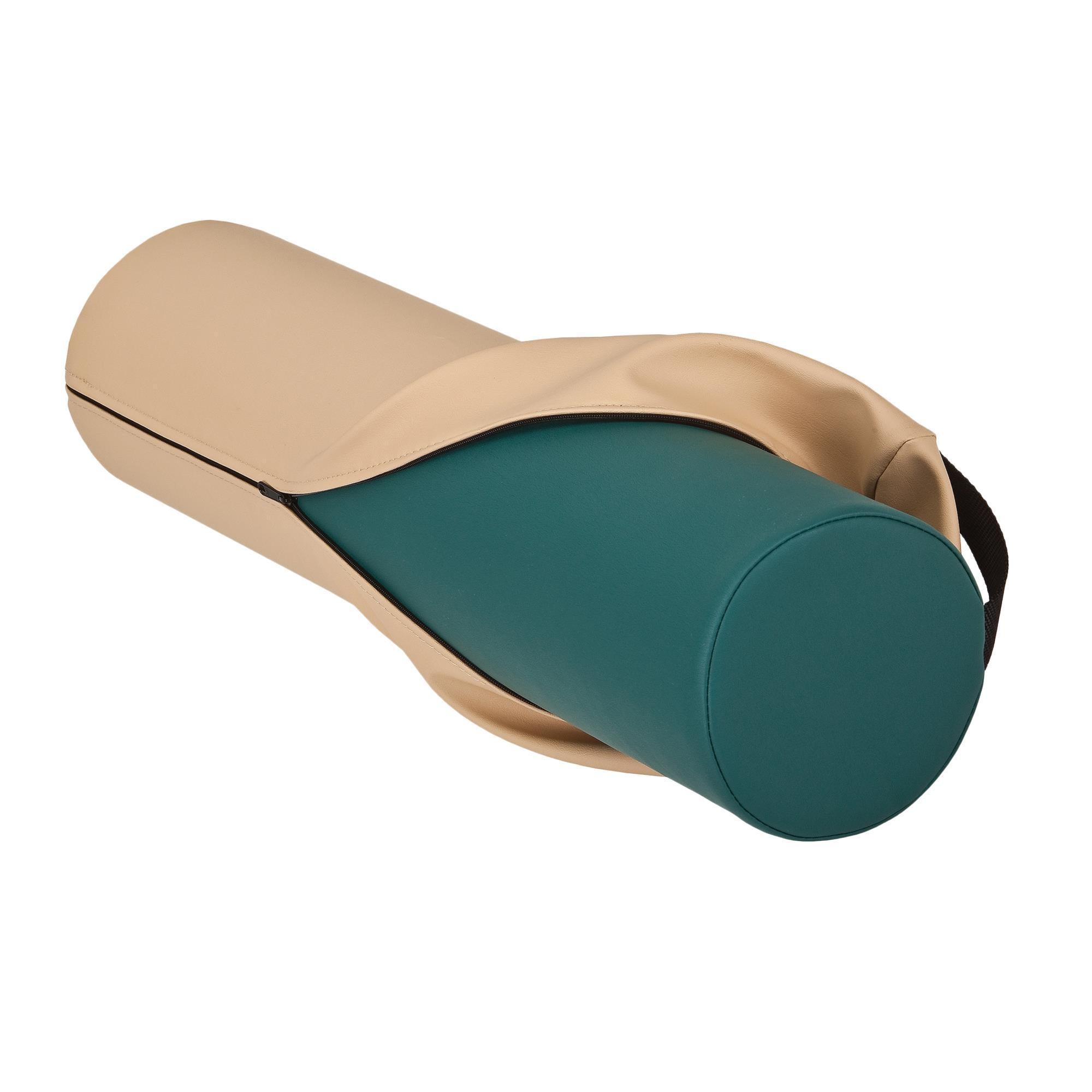 Earthlite DuraBolster Heavy Duty Massage Bolster - Full Round Beige for Professional Spa & Physical Therapy Use
