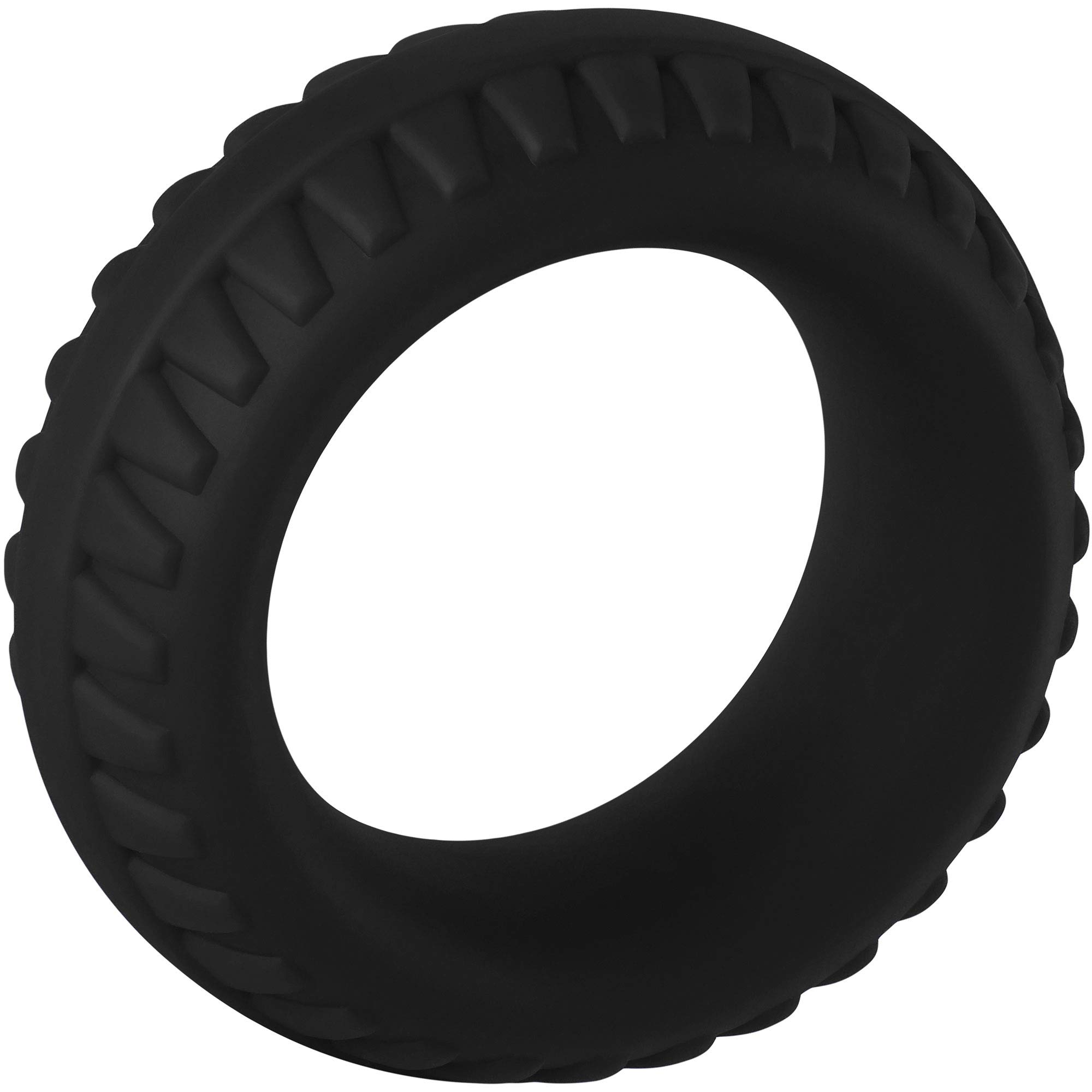 Forto F-12 Textured Silicone Ring for Men | Hypoallergenic & Smooth | Perfect for Sensitive Skin & Daily Wear