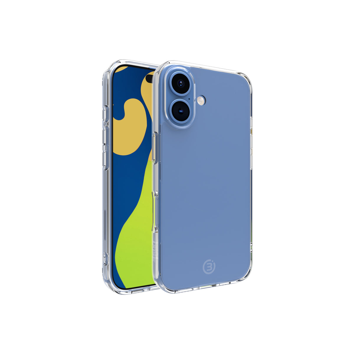 3sixT PureFlex Clear iPhone 16 Phone Case - Shockproof & Scratch Resistant Protective Cover - Slim Fit Transparent Case for Everyday Use & Outdoor Activities