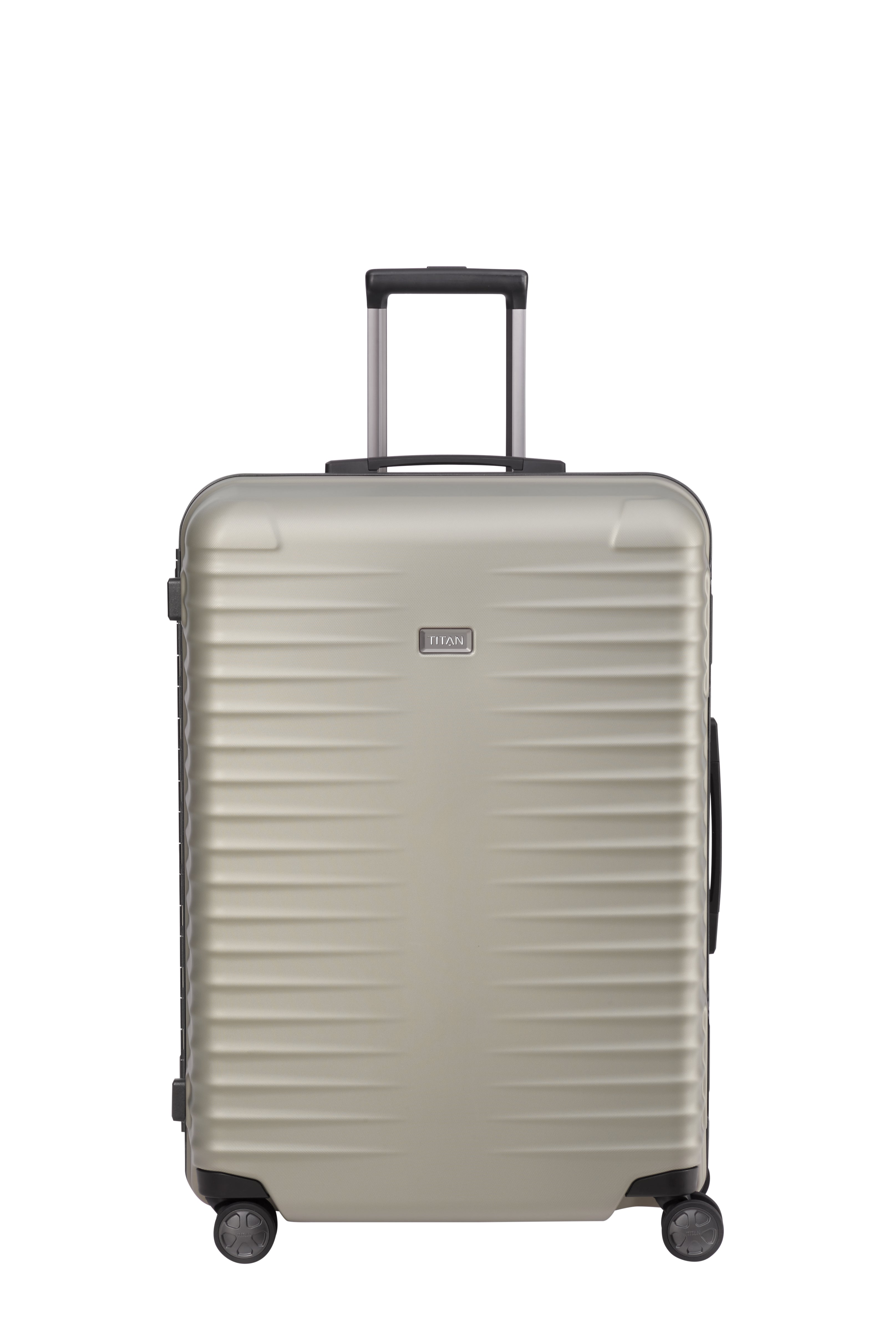 Titan LITRON Frame Trolley L Large Luggage - Durable Expandable Suitcase with Spinner Wheels for Travel, Business Trips & Vacation Packing
