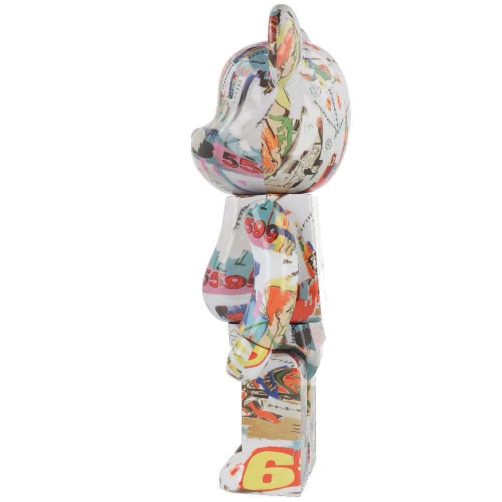 400% Bearbrick Warhol X Basquiat 4 - Limited Edition Designer Art Toy Collectible - Perfect for Home Display, Office Decor & Pop Culture Enthusiasts