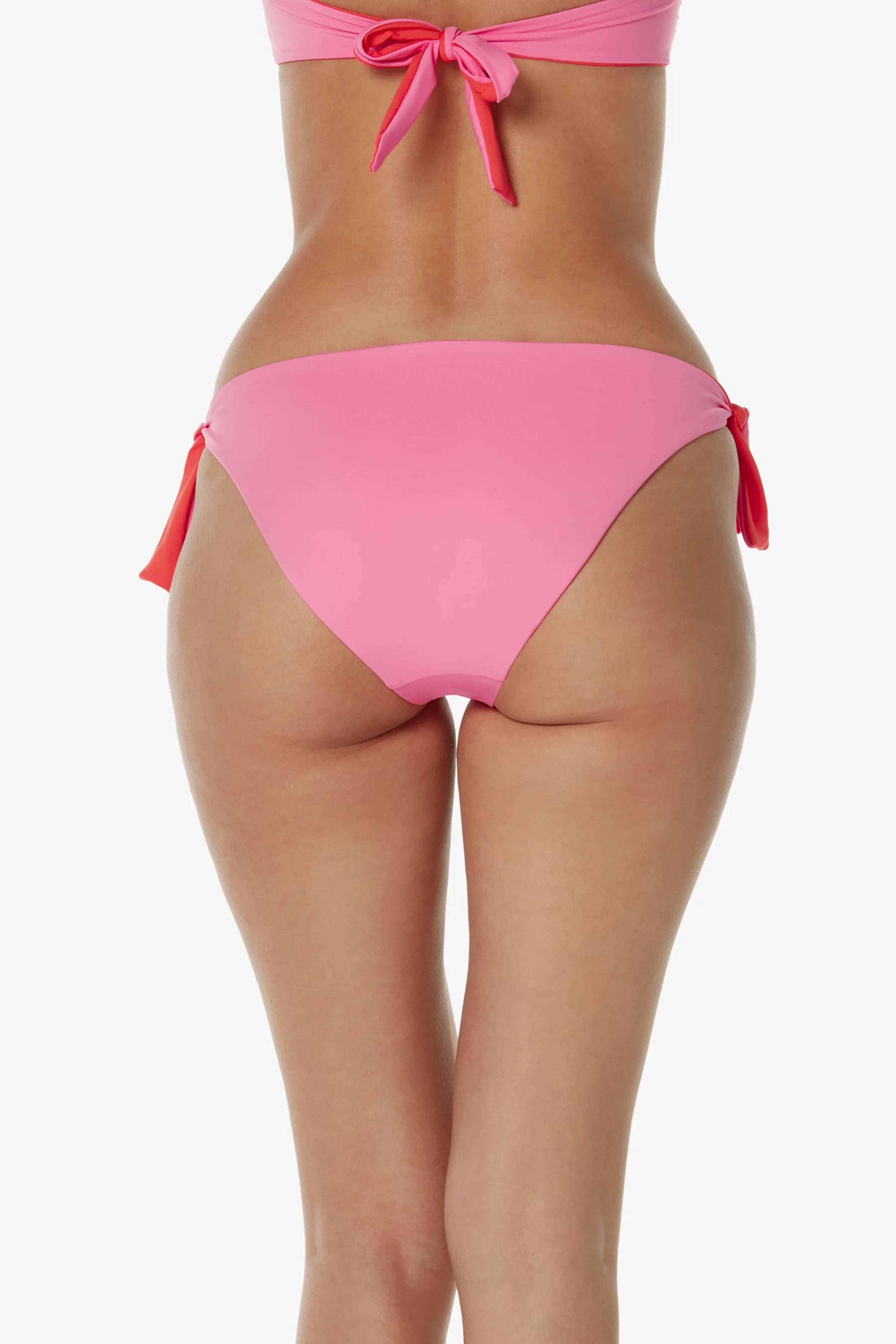 Reversible Tie Hipster Underwear | Soft Pink Coral Lace Panties for Women | Comfortable Everyday Wear & Sleepwear