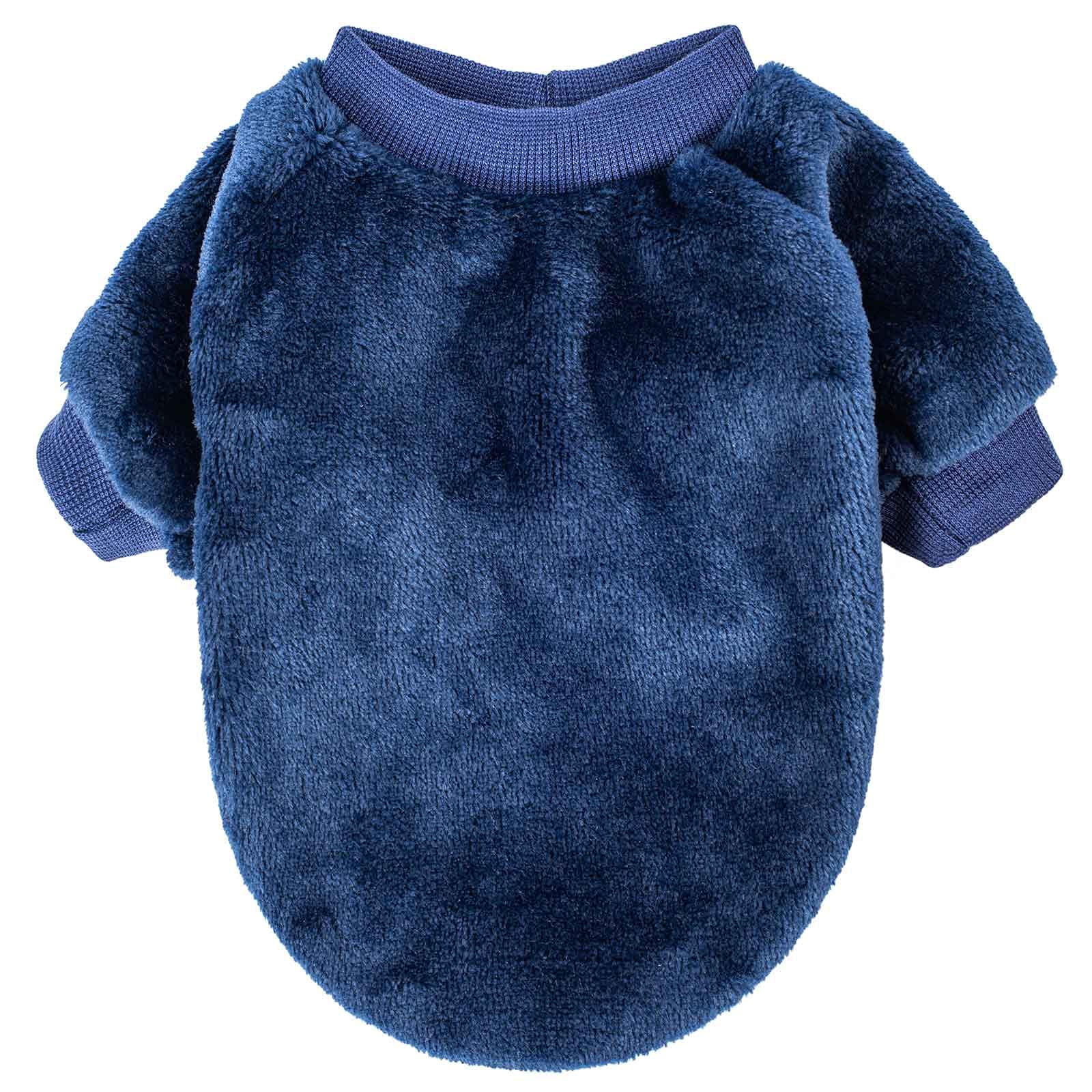 FabriCastle 3-Pack Ultra Soft & Warm Dog Sweaters for Small & Medium Dogs - Cozy Pet Clothes for Winter, Cat & Puppy Sweater Set (XS, Grey/Blue/Navy) - Perfect for Indoor & Outdoor Adventures